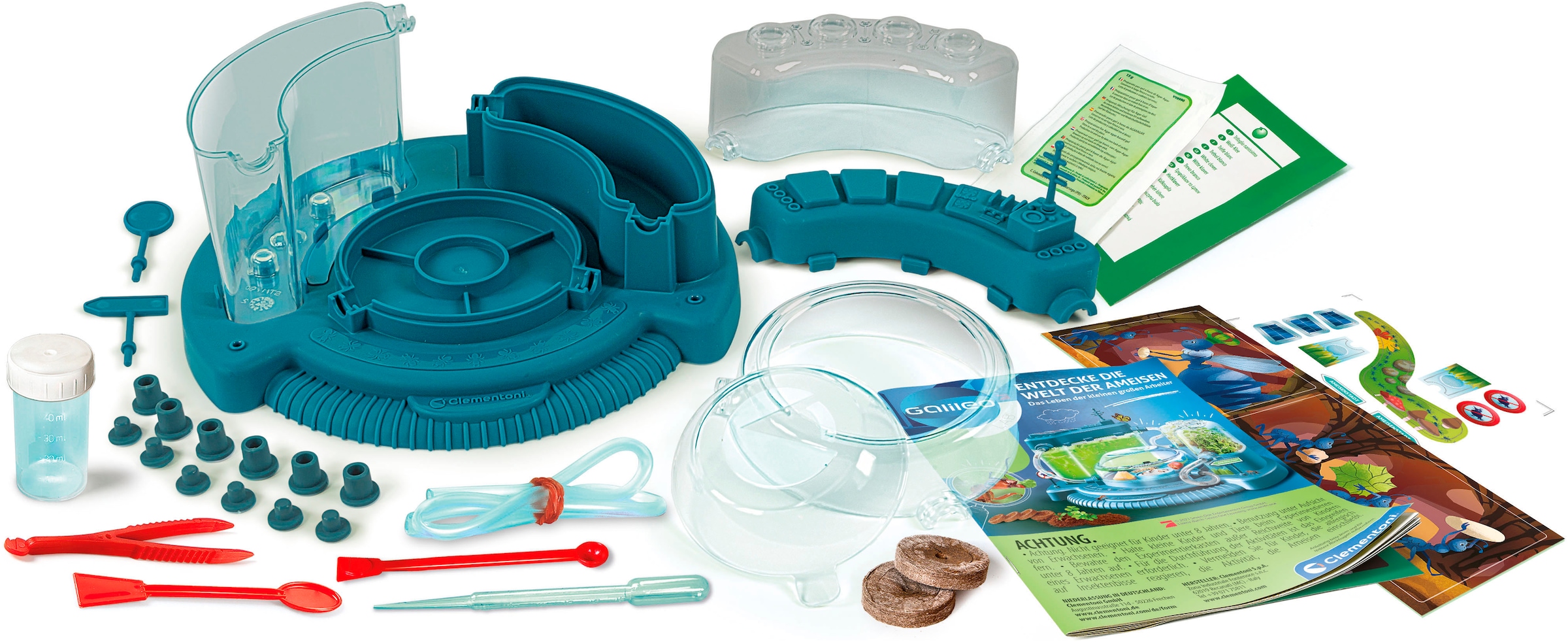 Clementoni® Experimentierkasten »Galileo, Entdecke die Welt der Ameisen« Made in Europe