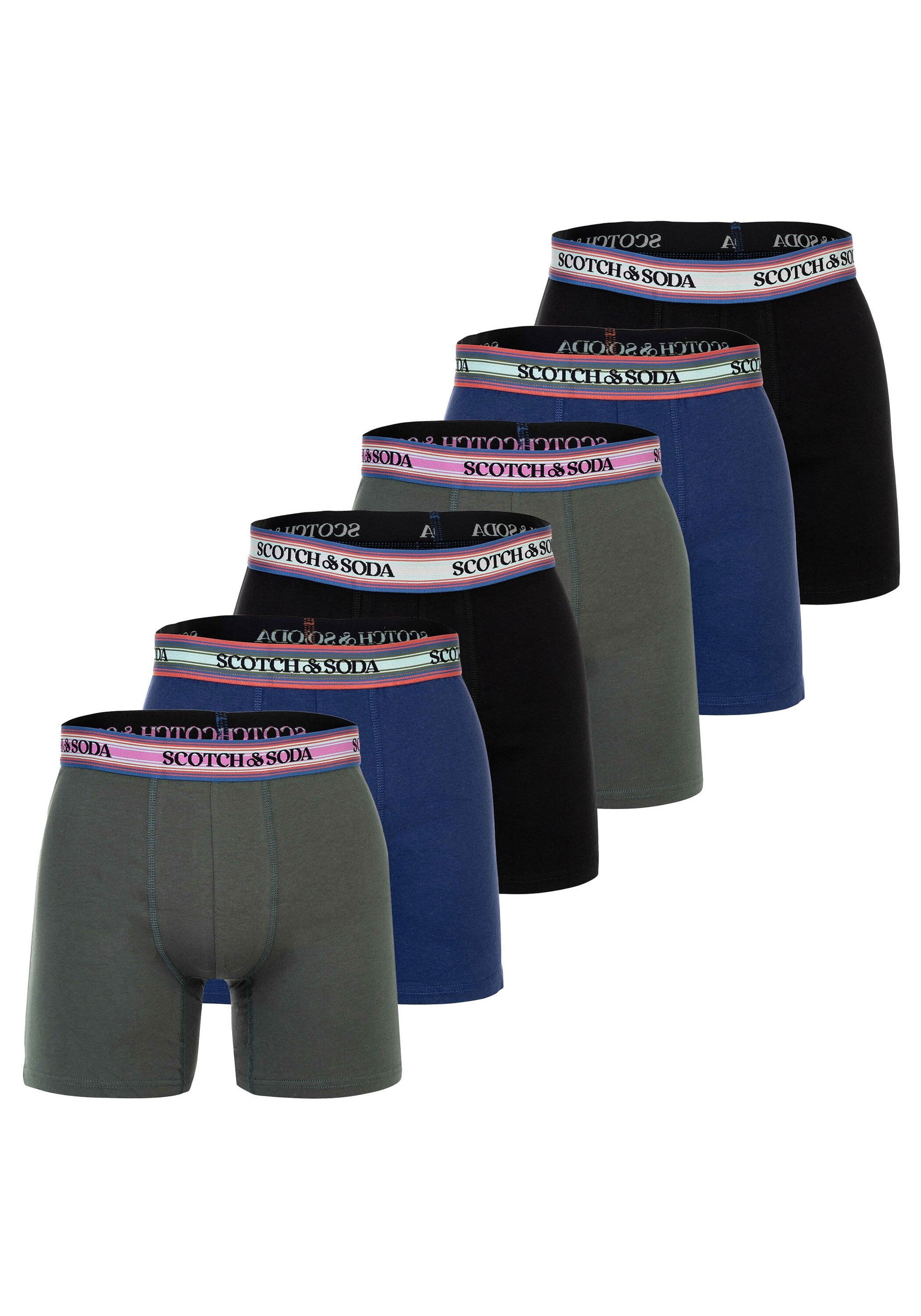 Boxershorts »Boxershort Solid Cotton Stretch 6er Pack«