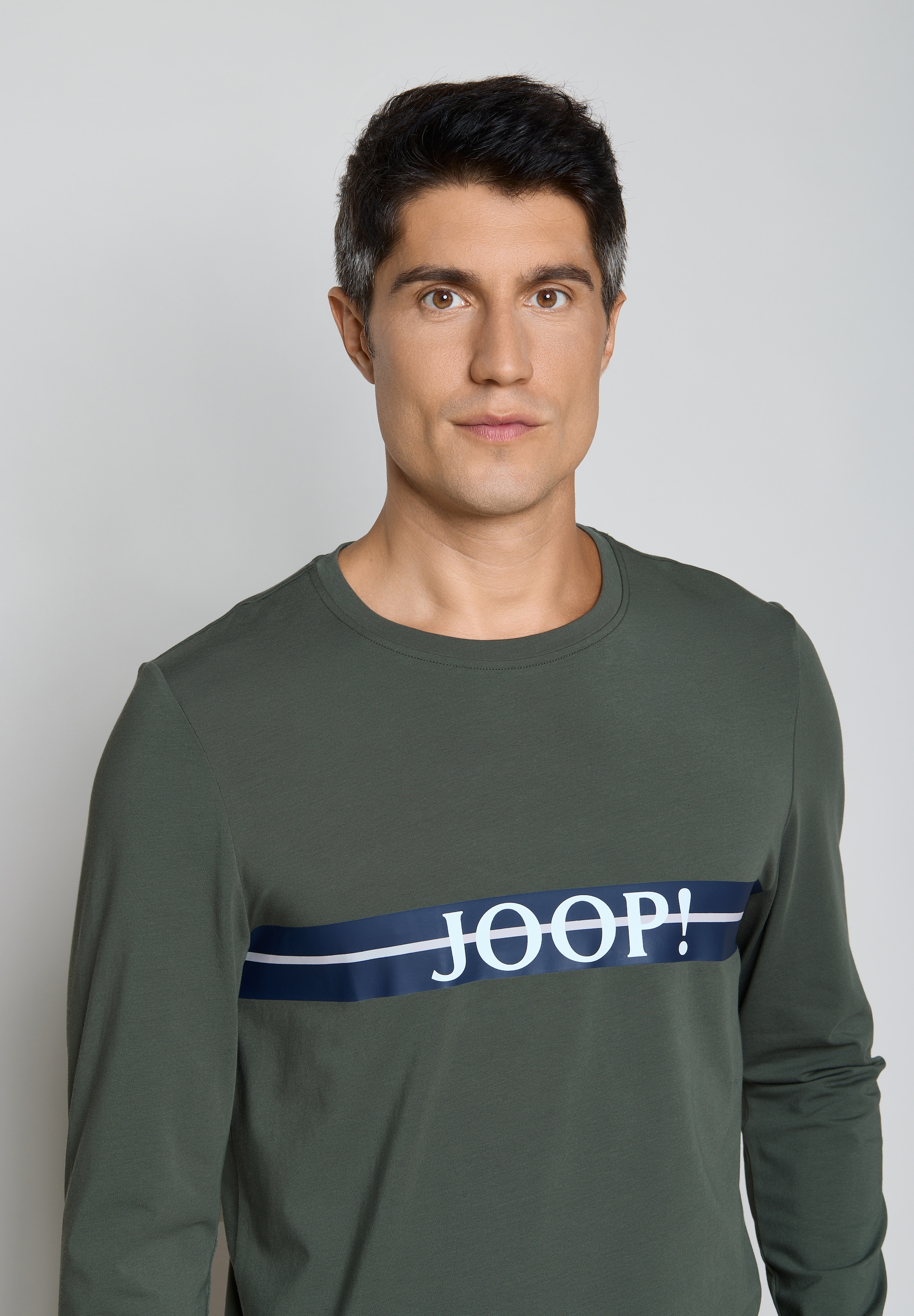 JOOP! Pyjama aus Baumwollmischung, in Jersey-Qualität, sportlich-moderner Stil