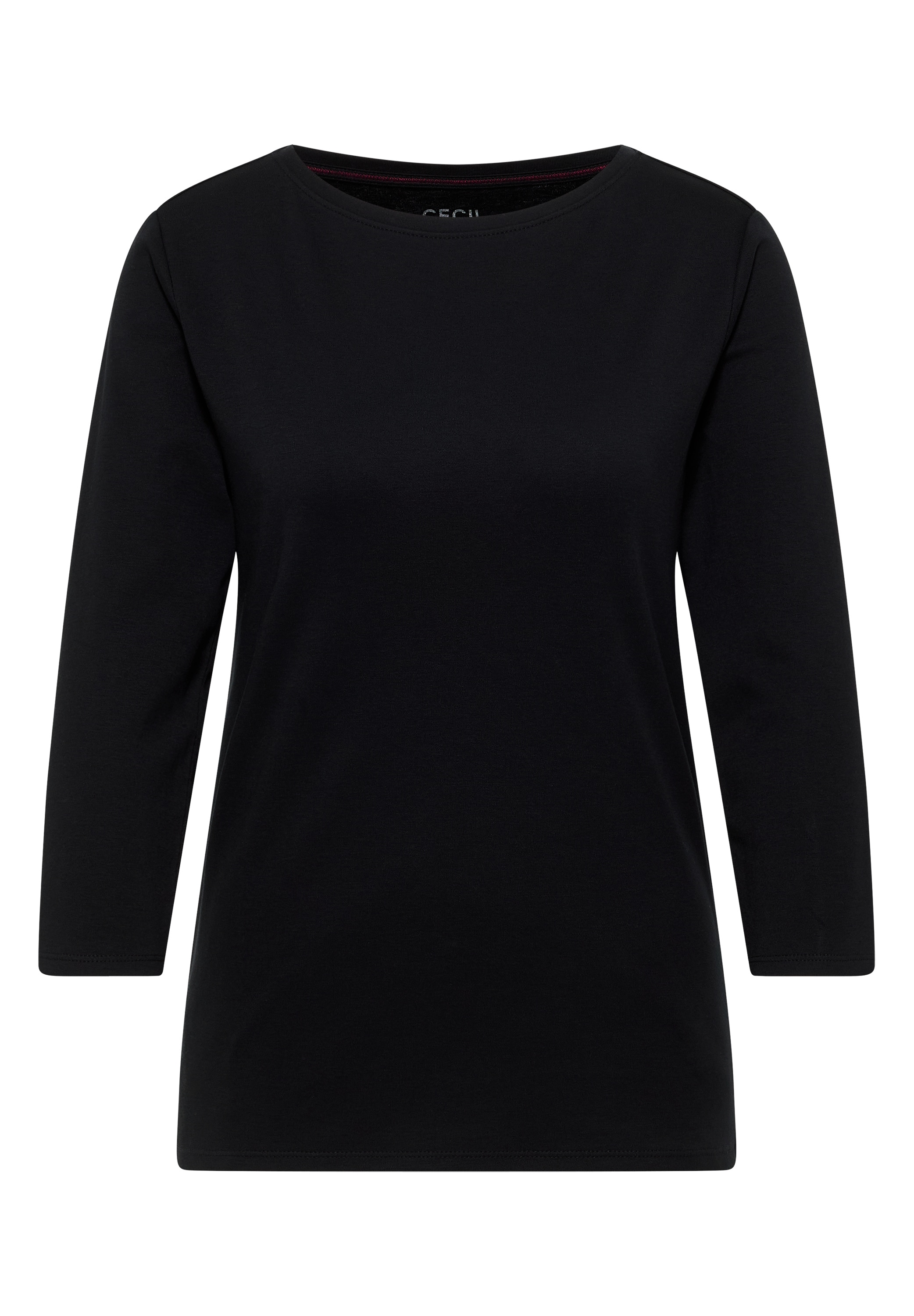 Cecil 3/4-Arm-Shirt mit U-Boot-Ausschnitt