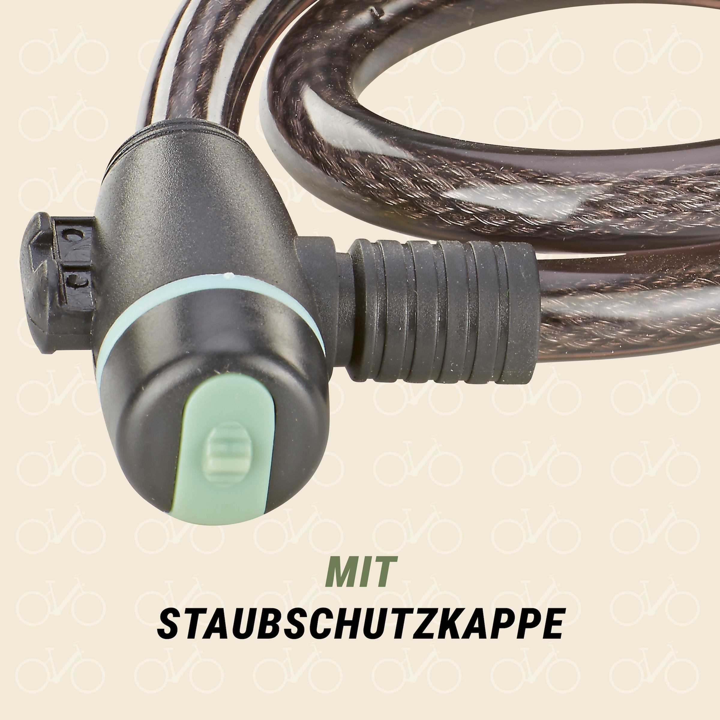 Prophete Kabelschloss »Kabelschloss« mit Halterung, 