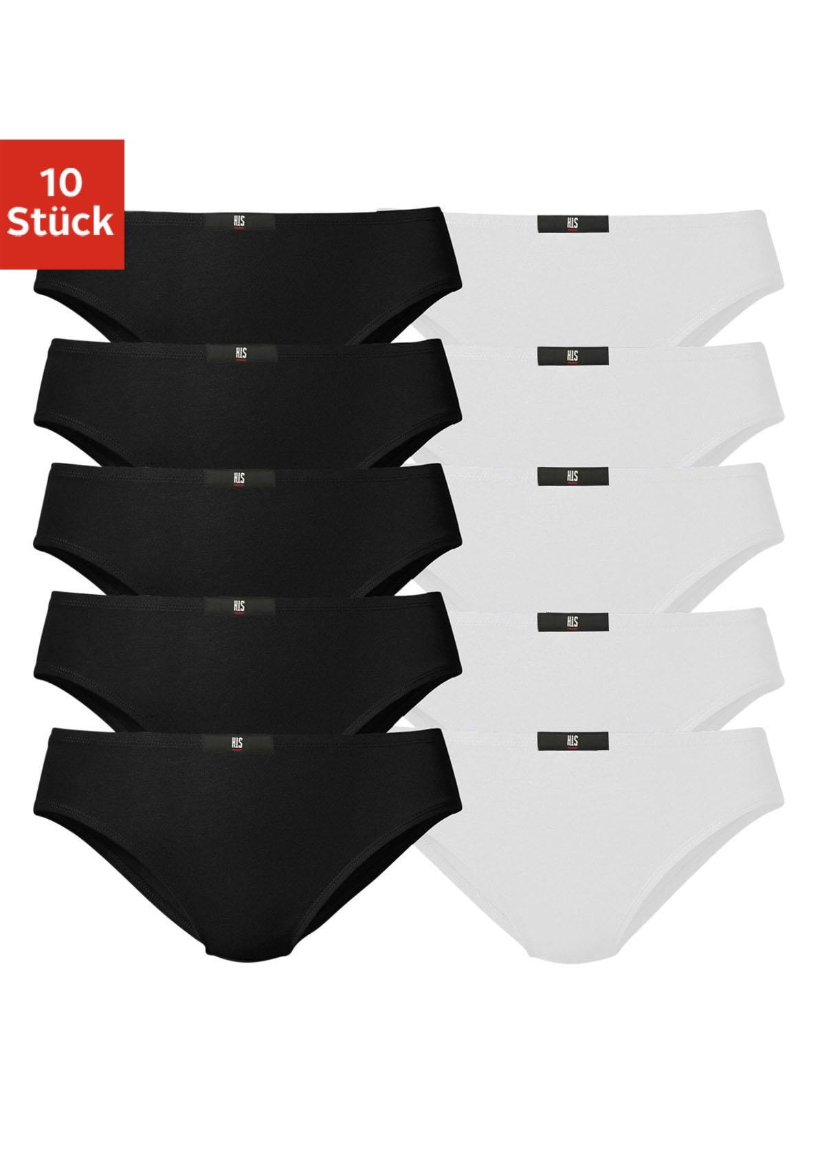 ♕ (Packung, elastischer aus Slip, bei Baumwoll-Qualität 10 H.I.S St.),