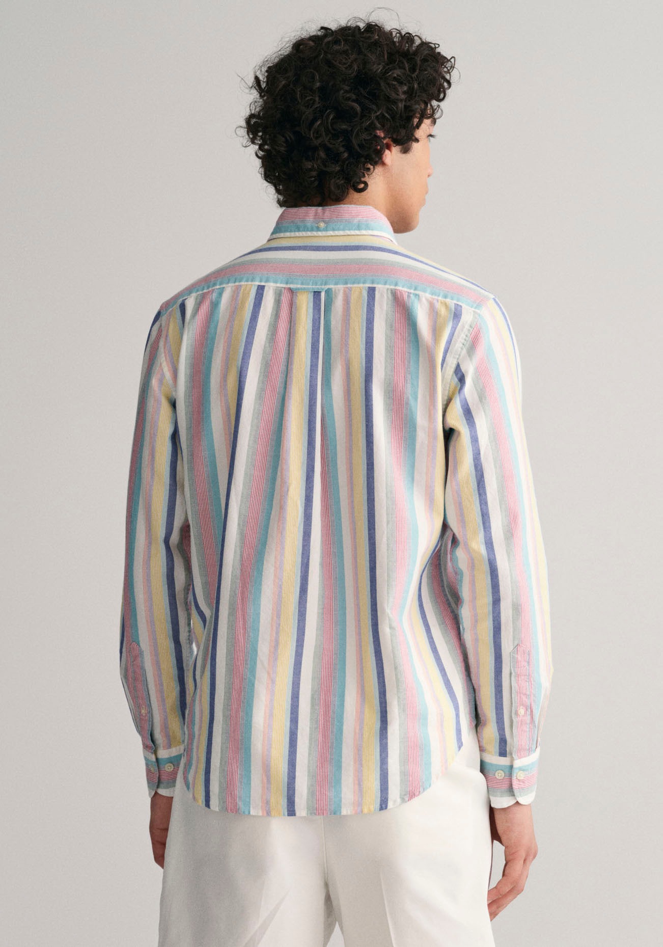 »REG SHIRT«, MULTI Streifenhemd UT OXFORD bei STRIPE ♕ Gant Pastellfarben angenehmen in