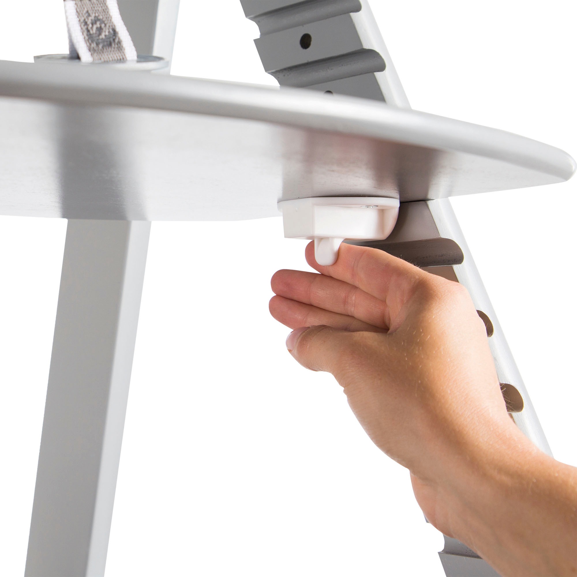 roba® Hochstuhl »Treppenhochstuhl Sit Up Click, taupe«, aus Holz