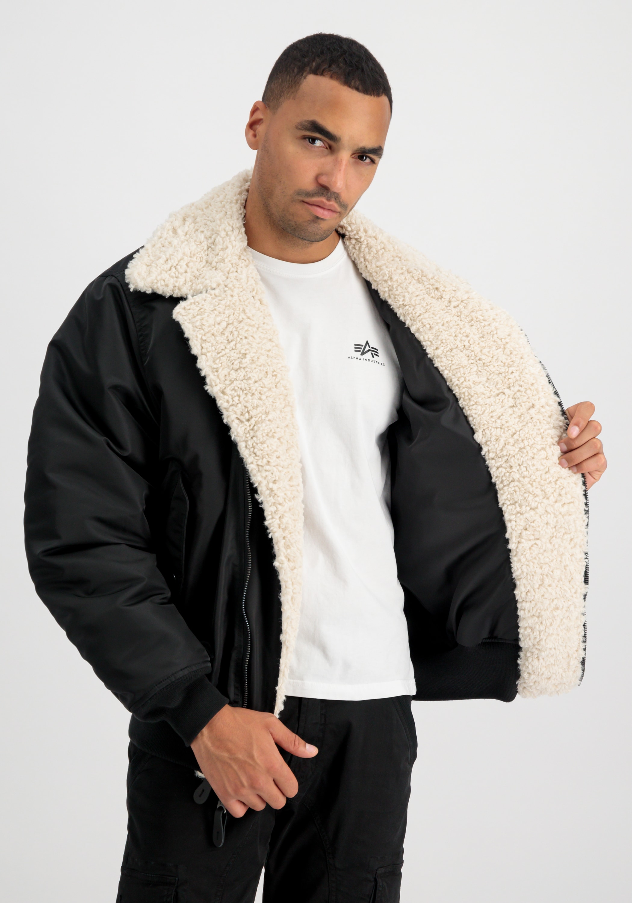Alpha Industries Bomberjacke »Alpha Industries Men - Bomber Jackets NB MA-1 B-3 Biker Jacket«