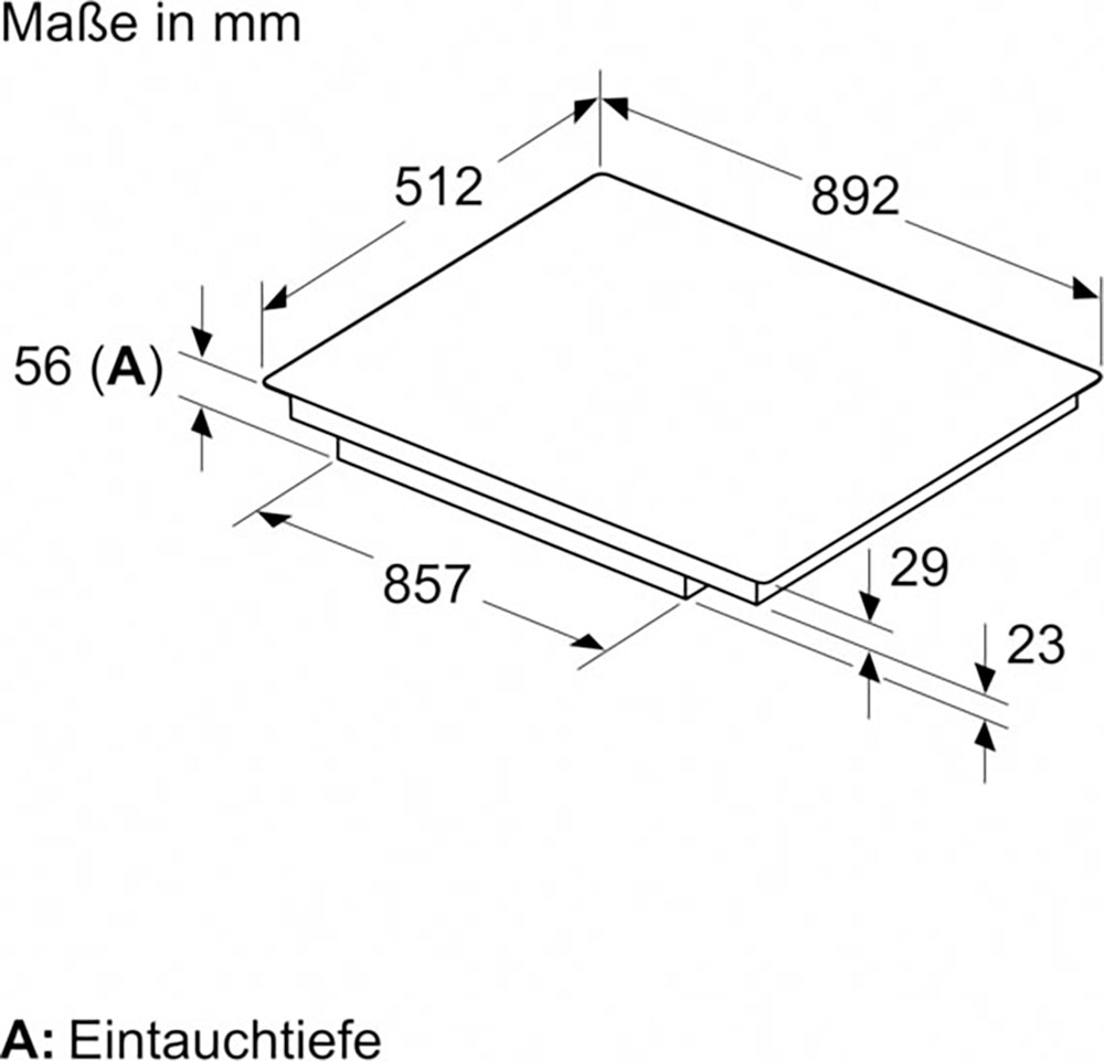 NEFF Flex-Induktions-Kochfeld von SCHOTT CERAN® »T69PTX4L0«, mit intuitiver Twist Pad® Bedienung