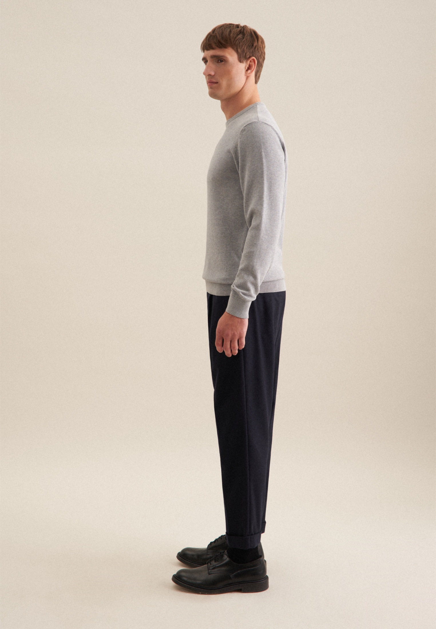 seidensticker Strickpullover »Schwarze Rose« 1/1 Rundhals