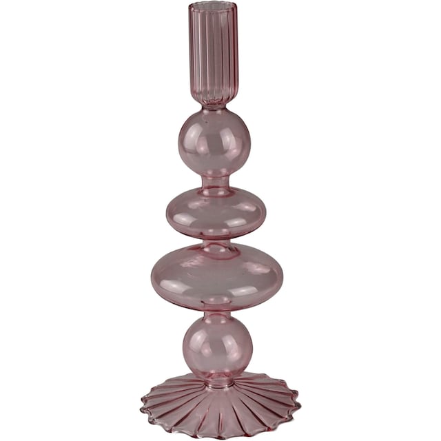 AM Design Kerzenhalter »Stabkerzenhalter aus Glas«, (Set, 2 St.), Höhe ca. 22  cm auf Rechnung kaufen