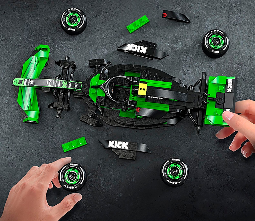 Jamara Konstruktions-Spielset »CaDA, Bricks,KICK Sauber F1® Team C44 - 2024 grün (402861)«