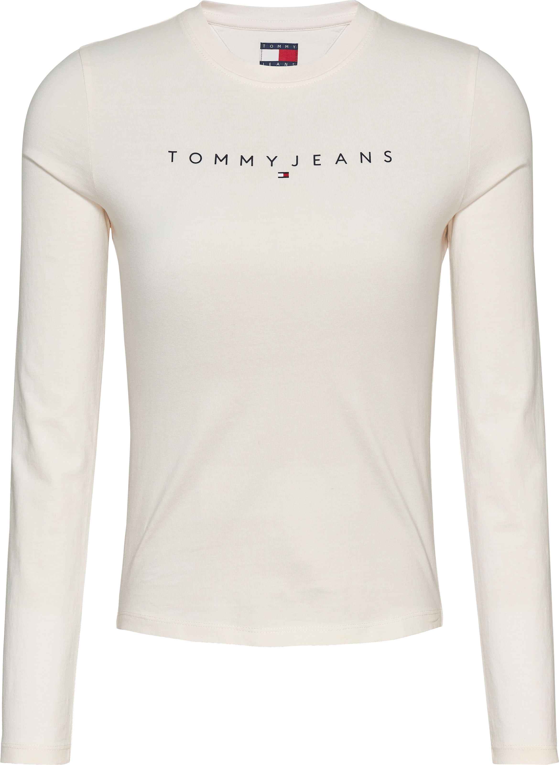 Tommy Jeans Langarmshirt »TJW SLIM LINEAR TEE LS EXT«, mit Logoschriftzug