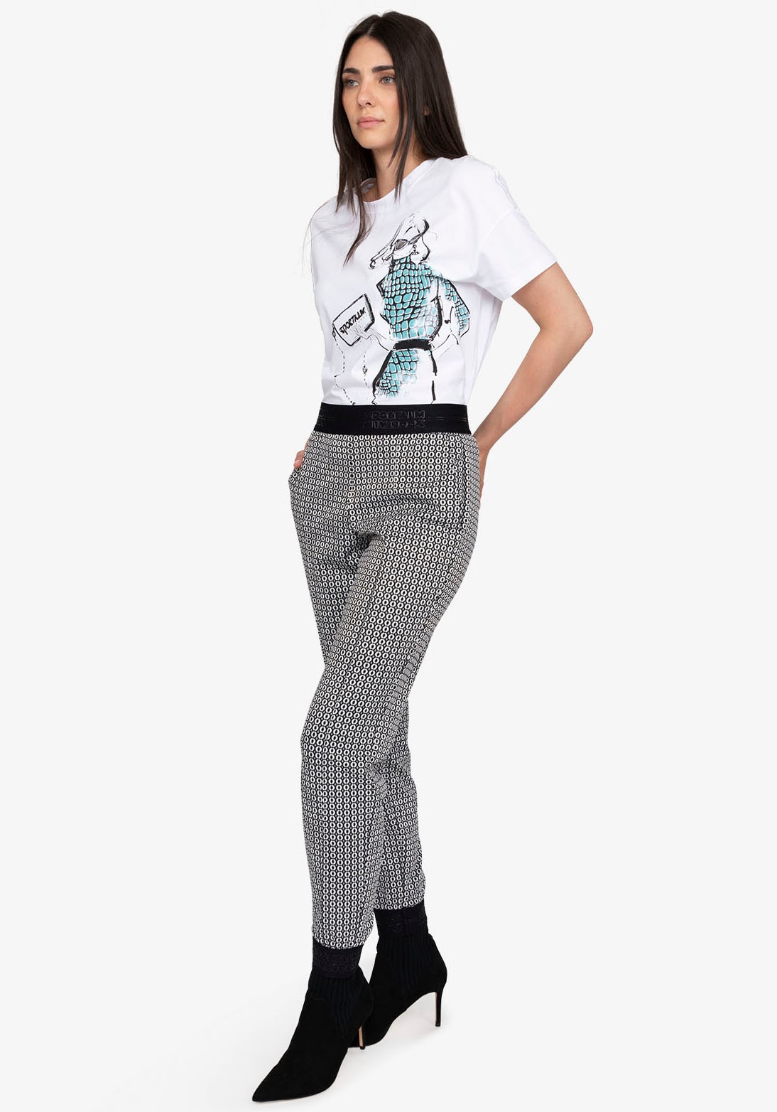 Sportalm Kitzbühel Röhrenhose, mit Alloverprint