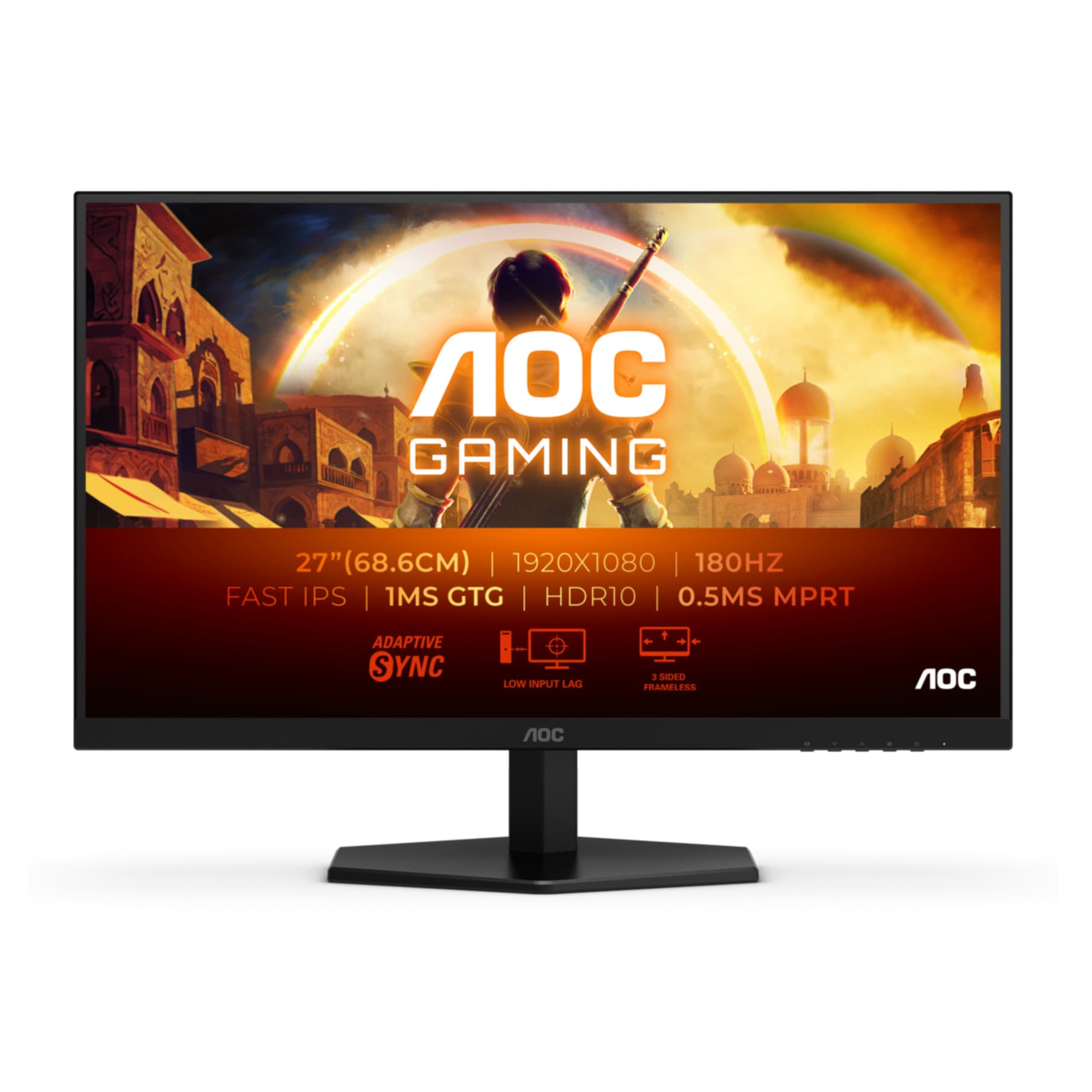 AOC LED-Monitor »27G42E«, 69 cm/27 Zoll, 1920 x 1080 px, Full HD, 1 ms Reaktionszeit, 180 Hz
