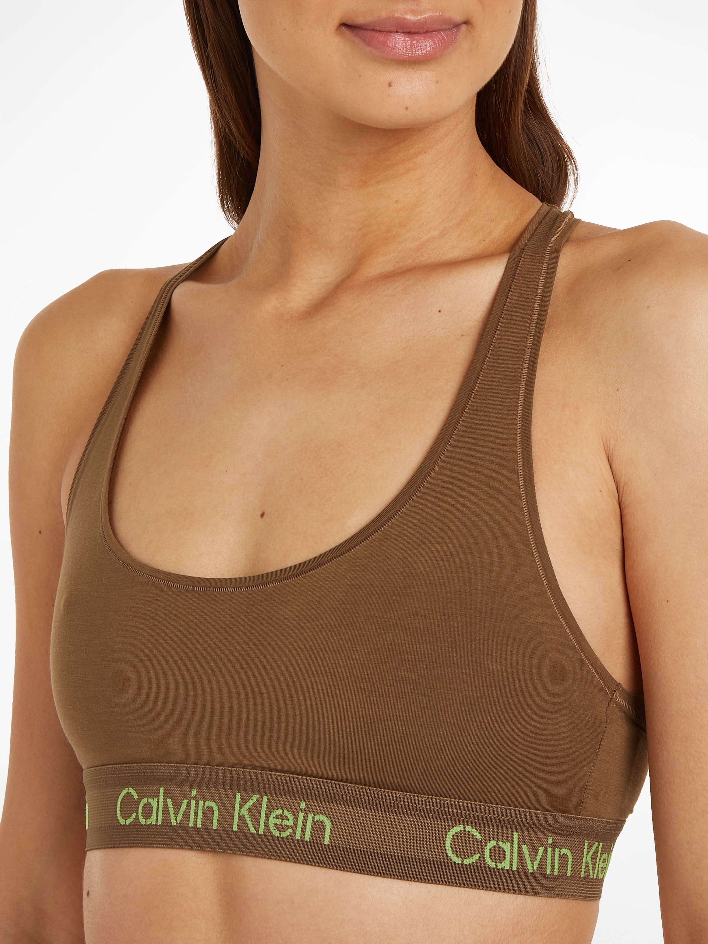 Calvin Klein Bralette-BH »UNLINED BRALETTE«, mit CK-Logoschriftzug bei ♕