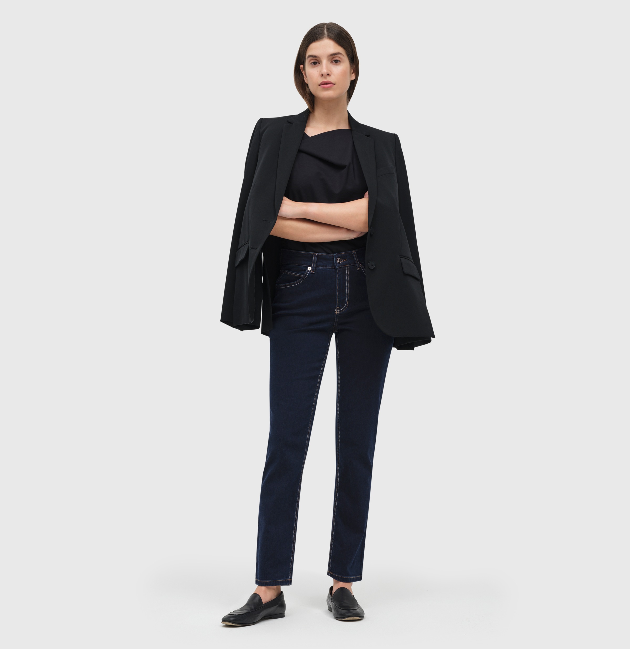 MAC Stretch-Jeans »Melanie«, Gerade geschnitten