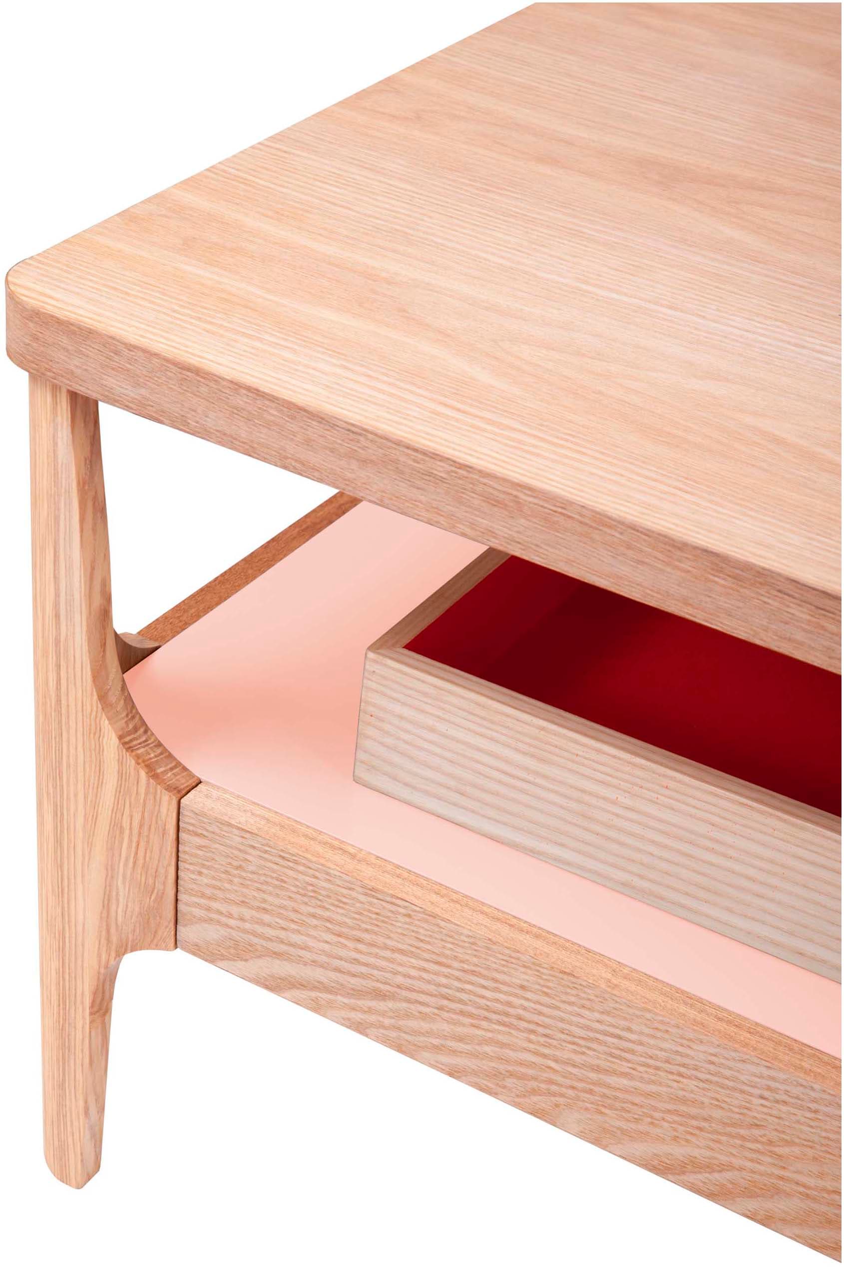 Kayoom Couchtisch »Kaffeetisch Addison, Couchtisch, offenes, ausgefallenes Design« 1 Stk. tlg. Ausgefallenes Design, Tischbeine aus Massivholz, aus robustem Material