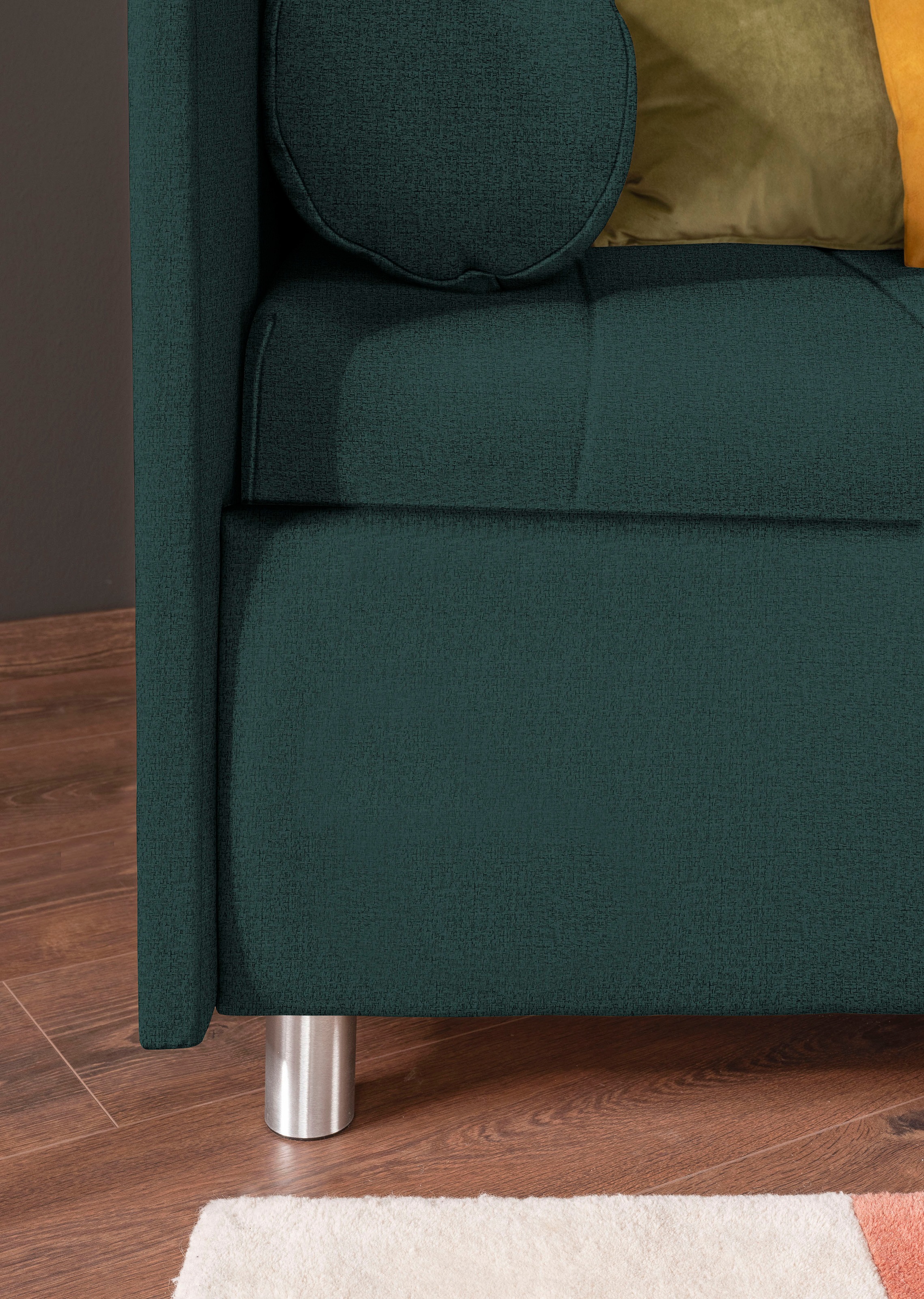 alina Schlafsofa »Kiana«, mit Bettkasten und Zierkissen, Liegefläche 90/200 cm oder 100/200 cm