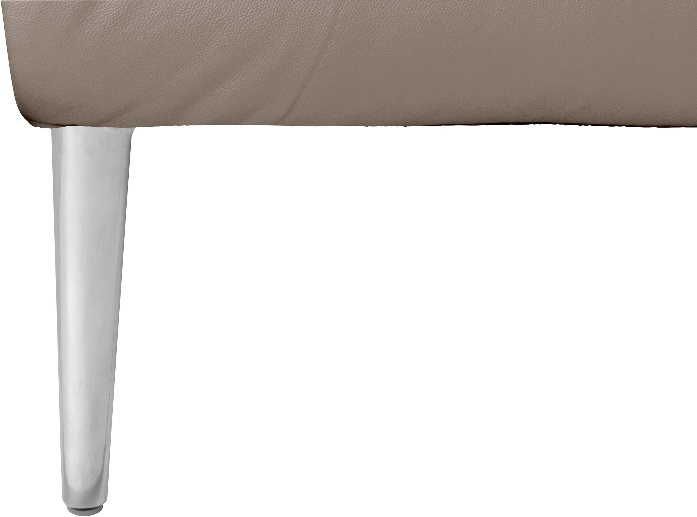 W.SCHILLIG Hocker »enjoy&MORE«, Füße Chrom glänzend, Breite 106 cm