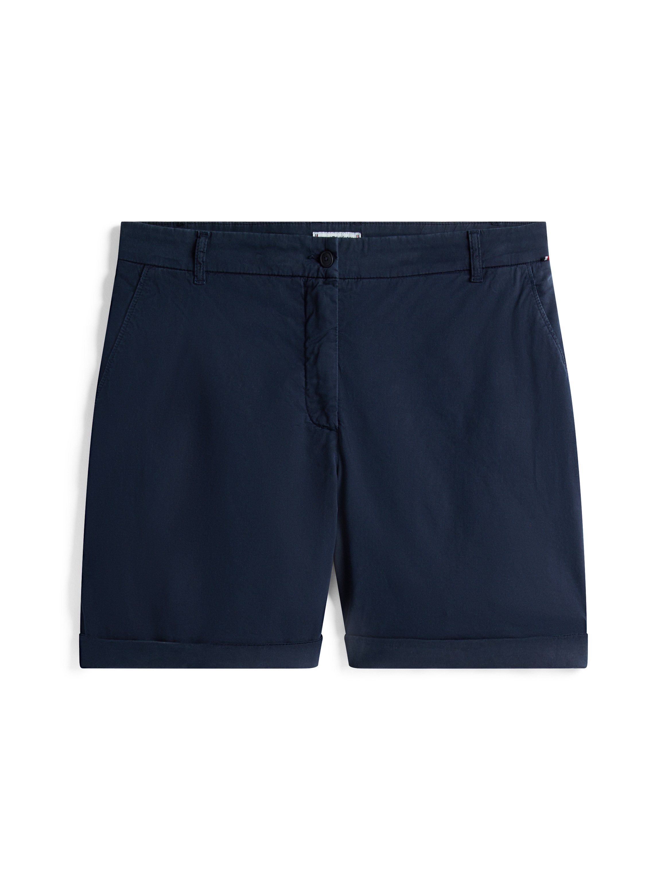 Tommy Hilfiger Curve Shorts »CRV CO BLEND GMD CHINO SHORT«, in Großen Größen, Chino Qualität, Logostickerei