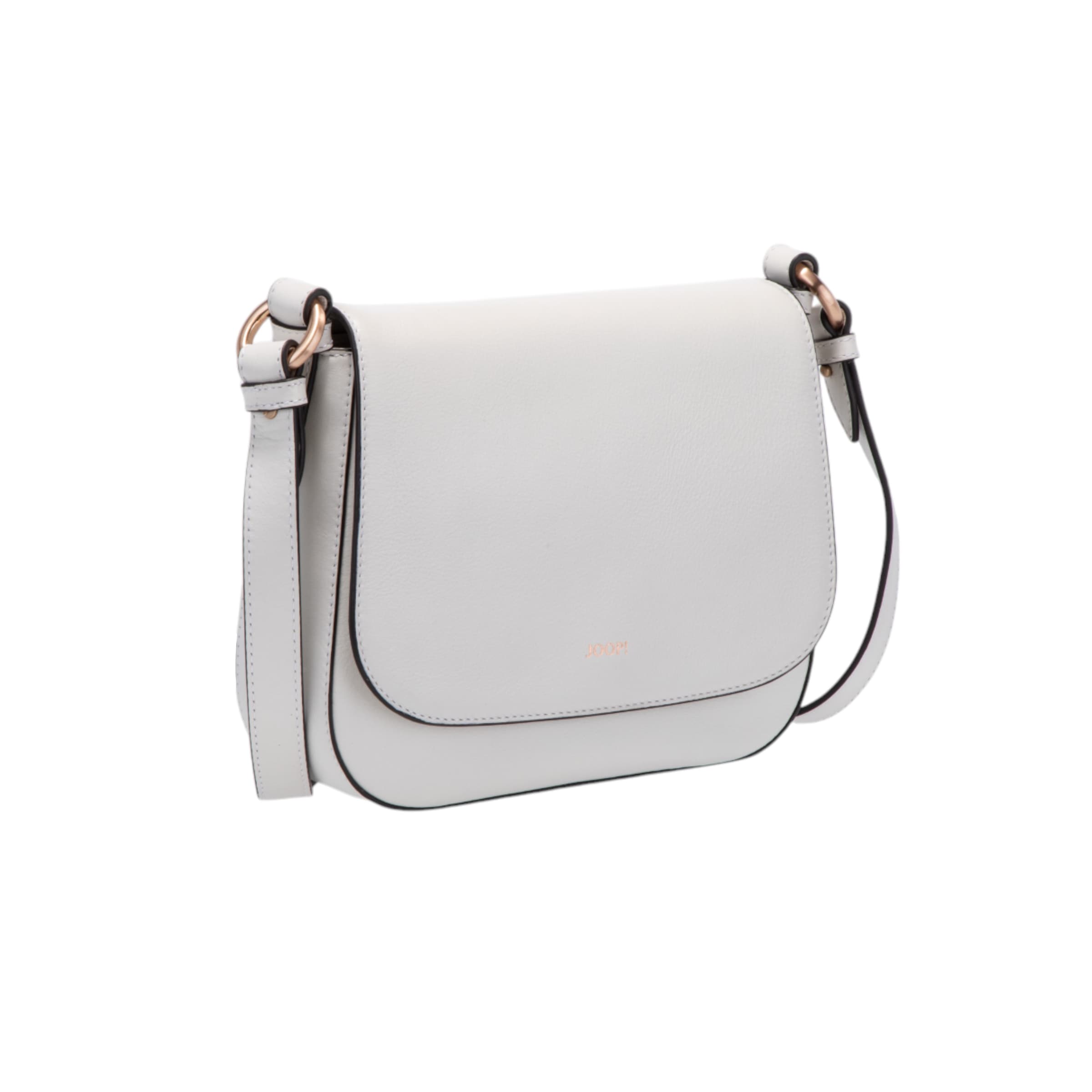 JOOP! Schultertasche »sofisticato 1.0 esmera shoulderbag shf« aus Rindsleder, mit verstellbarem Schulterriemen, Querformat