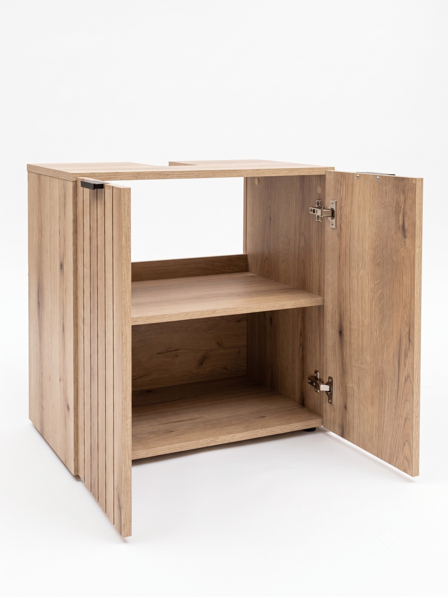 OTTO home Waschbeckenunterschrank »Baltrum« Breite 60 cm dekorative Lamellenoptik