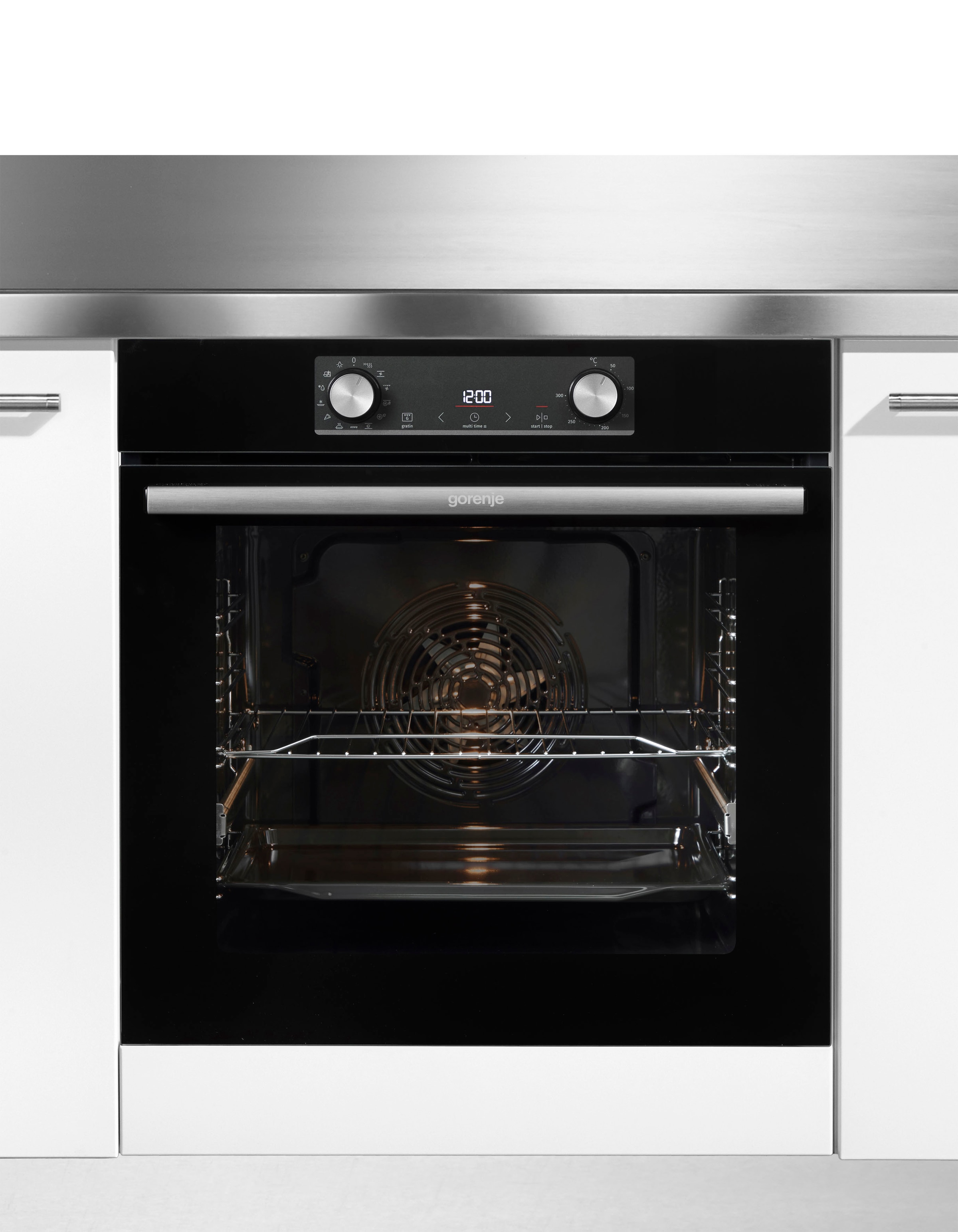 GORENJE Backofen-Set »BOSX6737E06BG«, mit 1-fach-Teleskopauszug, AirFry-Funktion