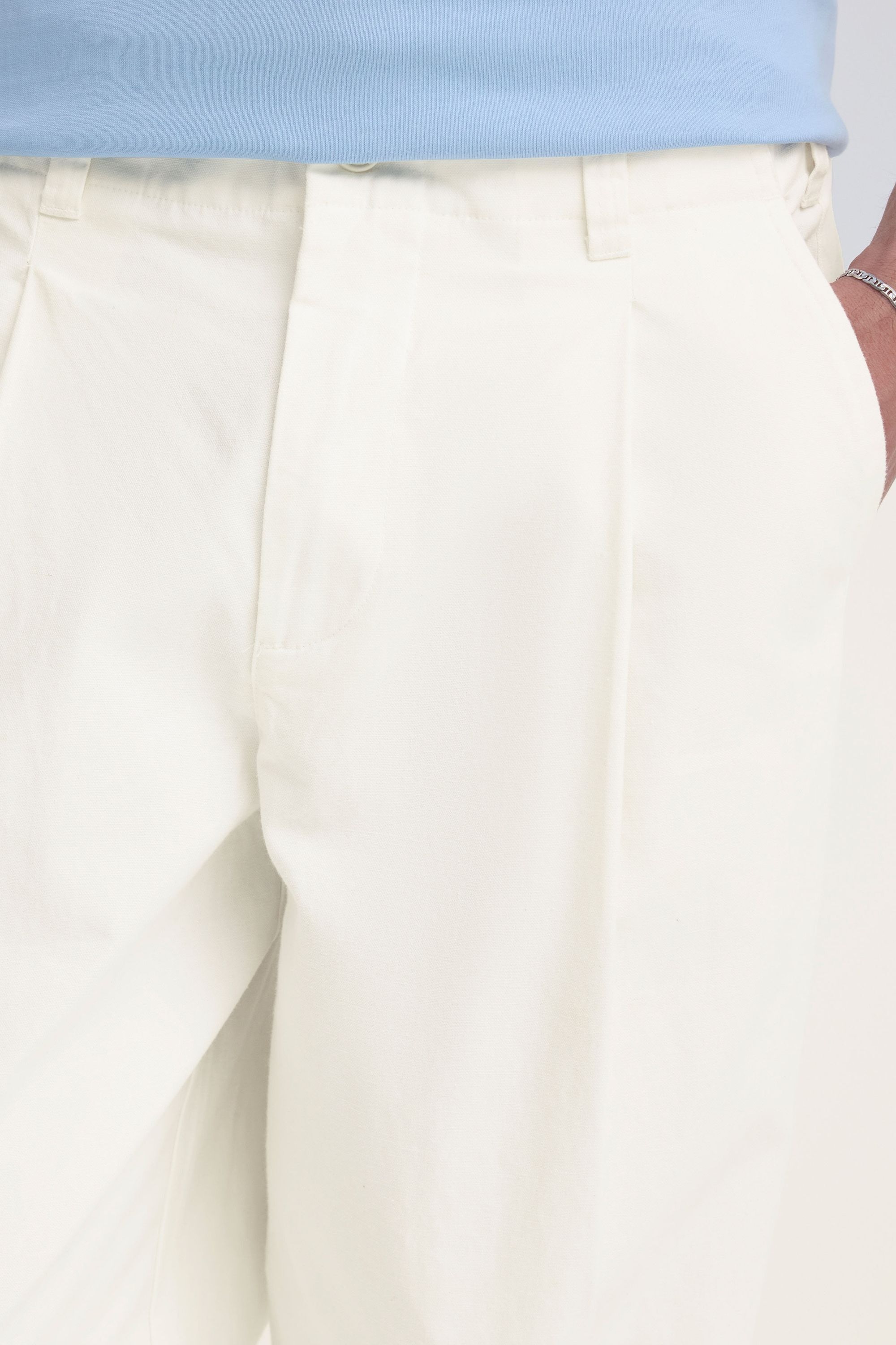 Casual Friday Leinenhose »Leinenhose CFValer Pleated«