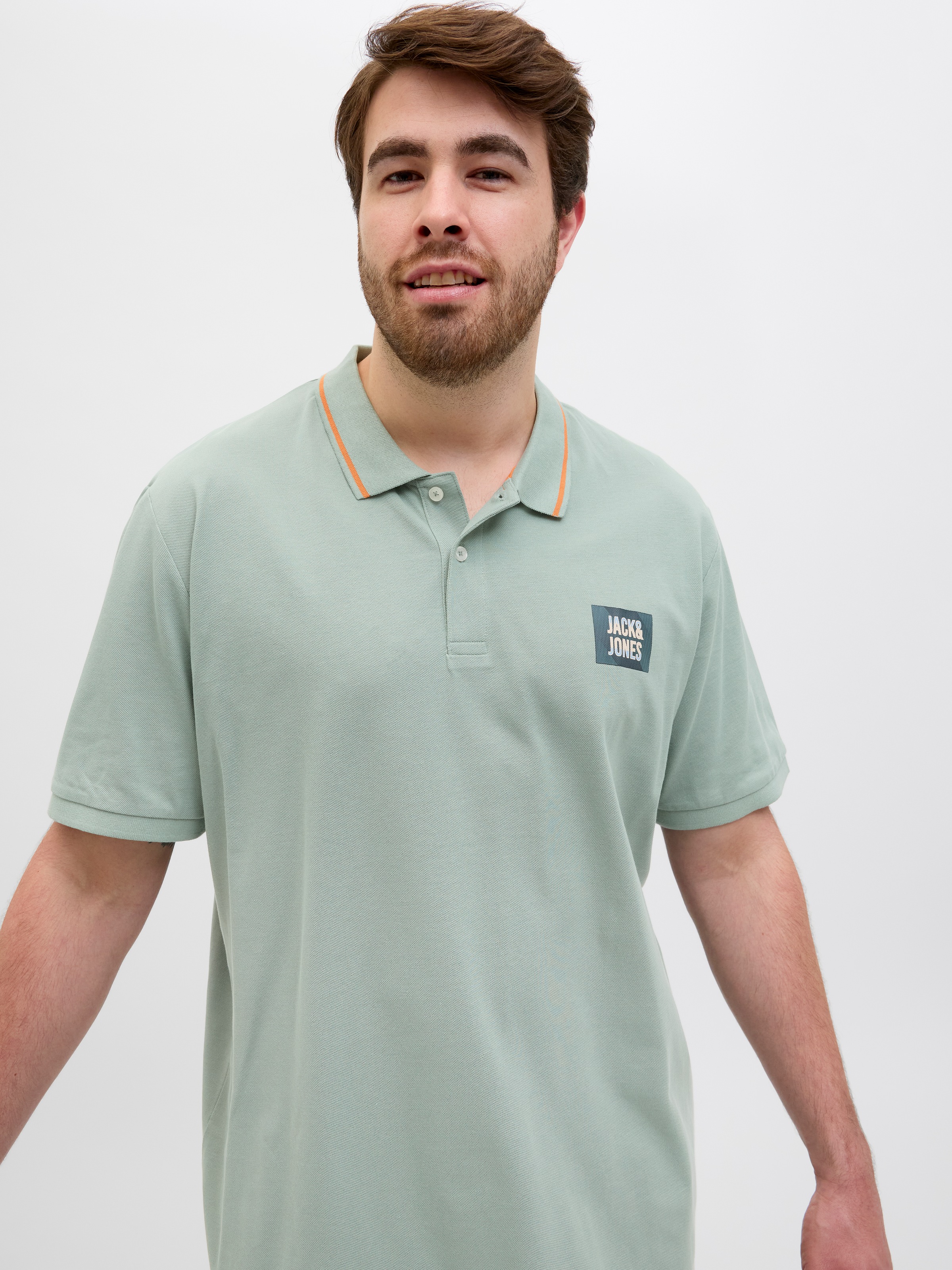 Jack & Jones PlusSize Poloshirt »JJHUDSON POLO SS PLS«