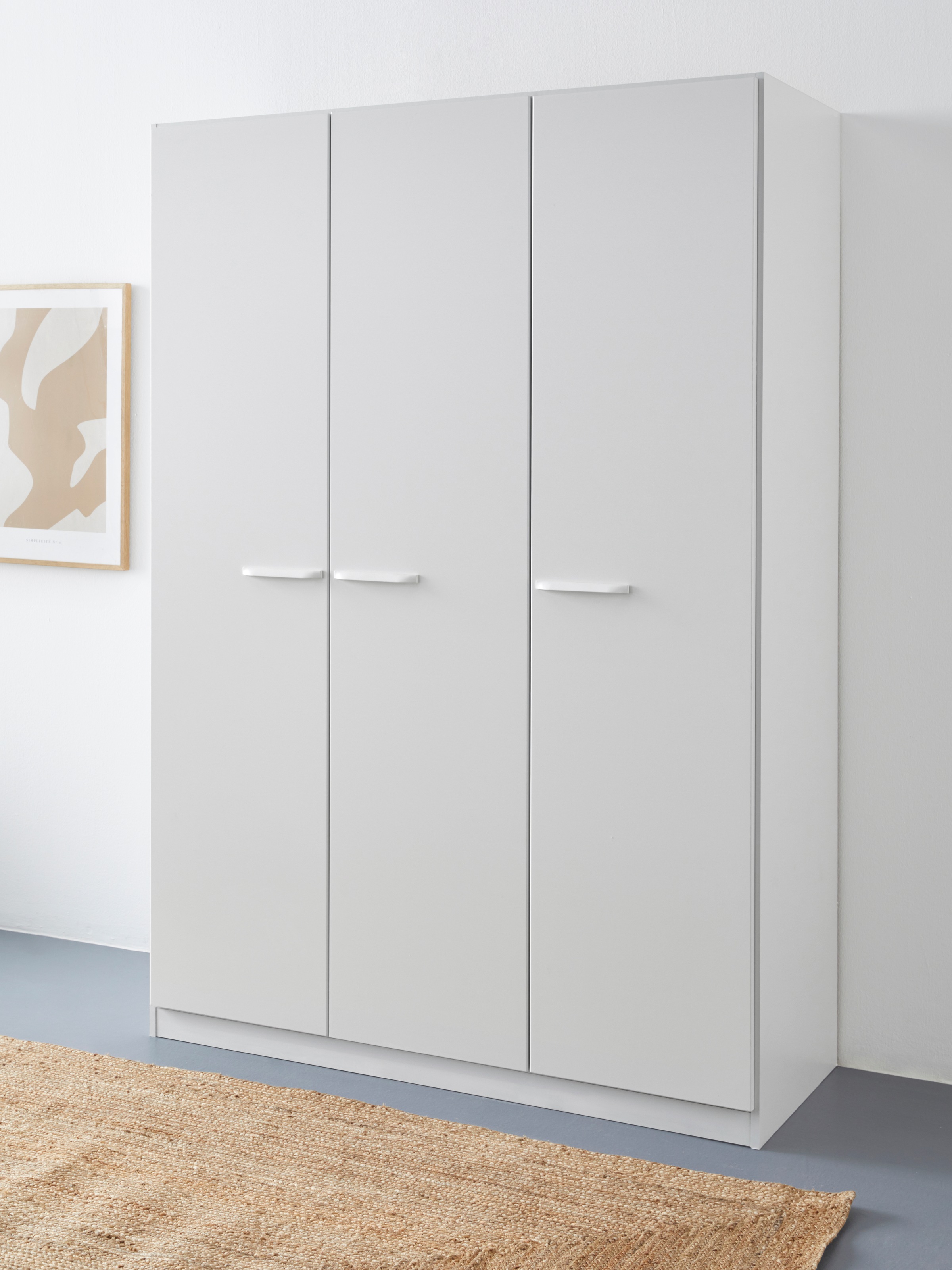 INOSIGN BY RAUCH Drehtürenschrank »Kleiderschrank Schrank Garderobe Wäscheschrank VANDOR«, in drei Breiten, Höhe 197 cm, Griffe in Graumetallic MADE IN GERMANY