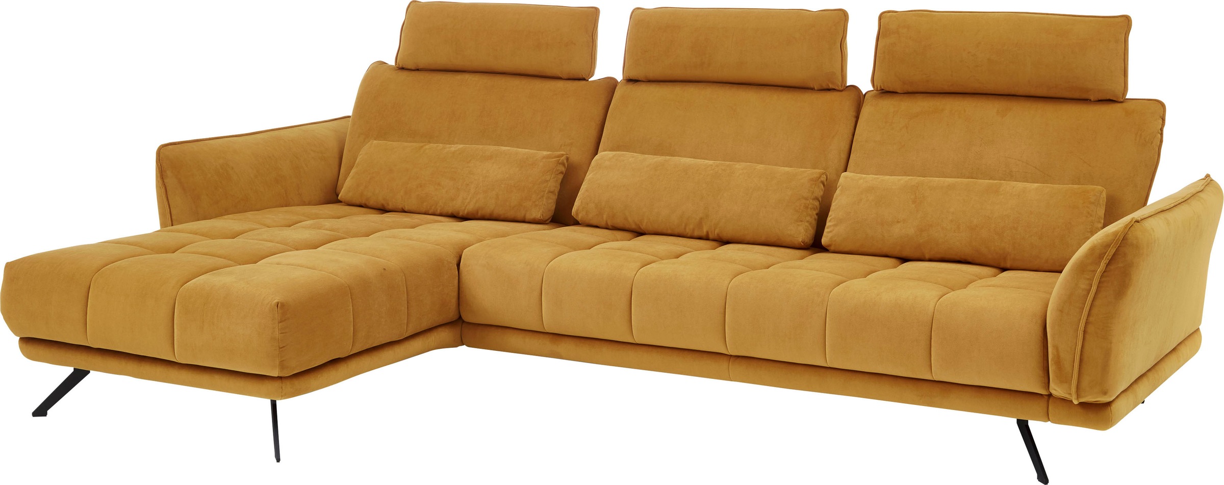 Die PlanBar Ecksofa »MP-IN20041 L-Form«, optional Sitztiefenverstellung und Kopfstützen