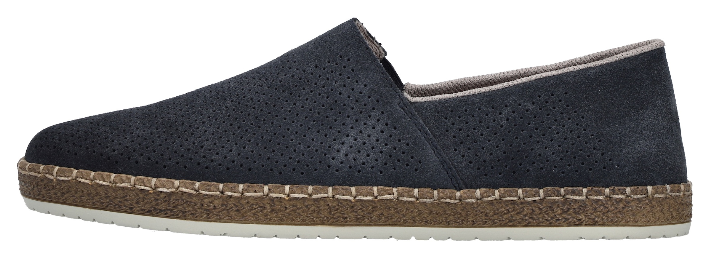Rieker Slipper  , Schlupfschuh, Casual-Slipper, Mokassin mit Perforation