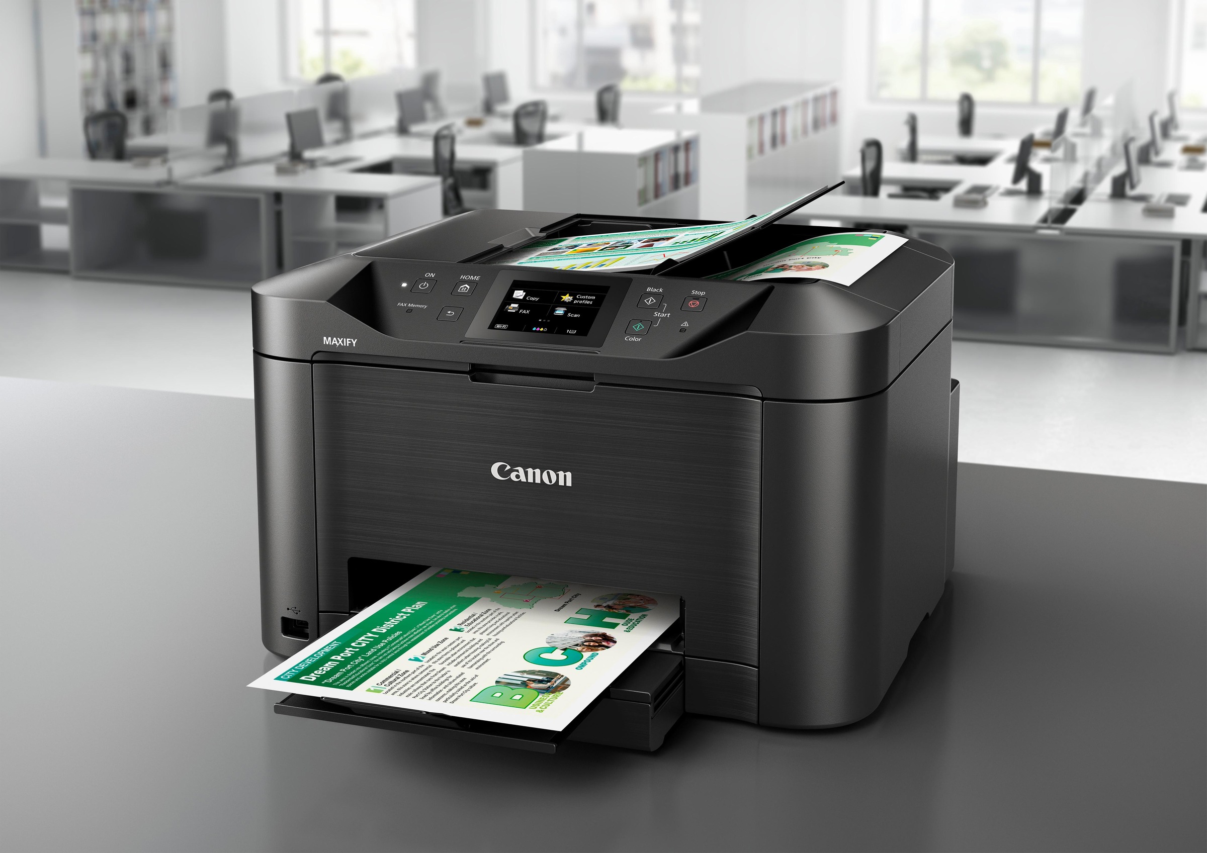 Canon Multifunktionsdrucker »MAXIFY MB5150«, Tintenstrahl-Multifunktionssystem mit Cloudanbindung