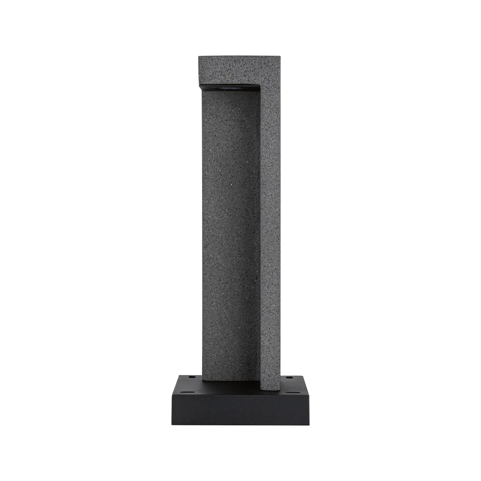 Paulmann LED Pollerleuchte »Concrea IP65 450mm 3000K 6,8W 200lm 230V schwarzer Sandstein Beton«, 1 flammig