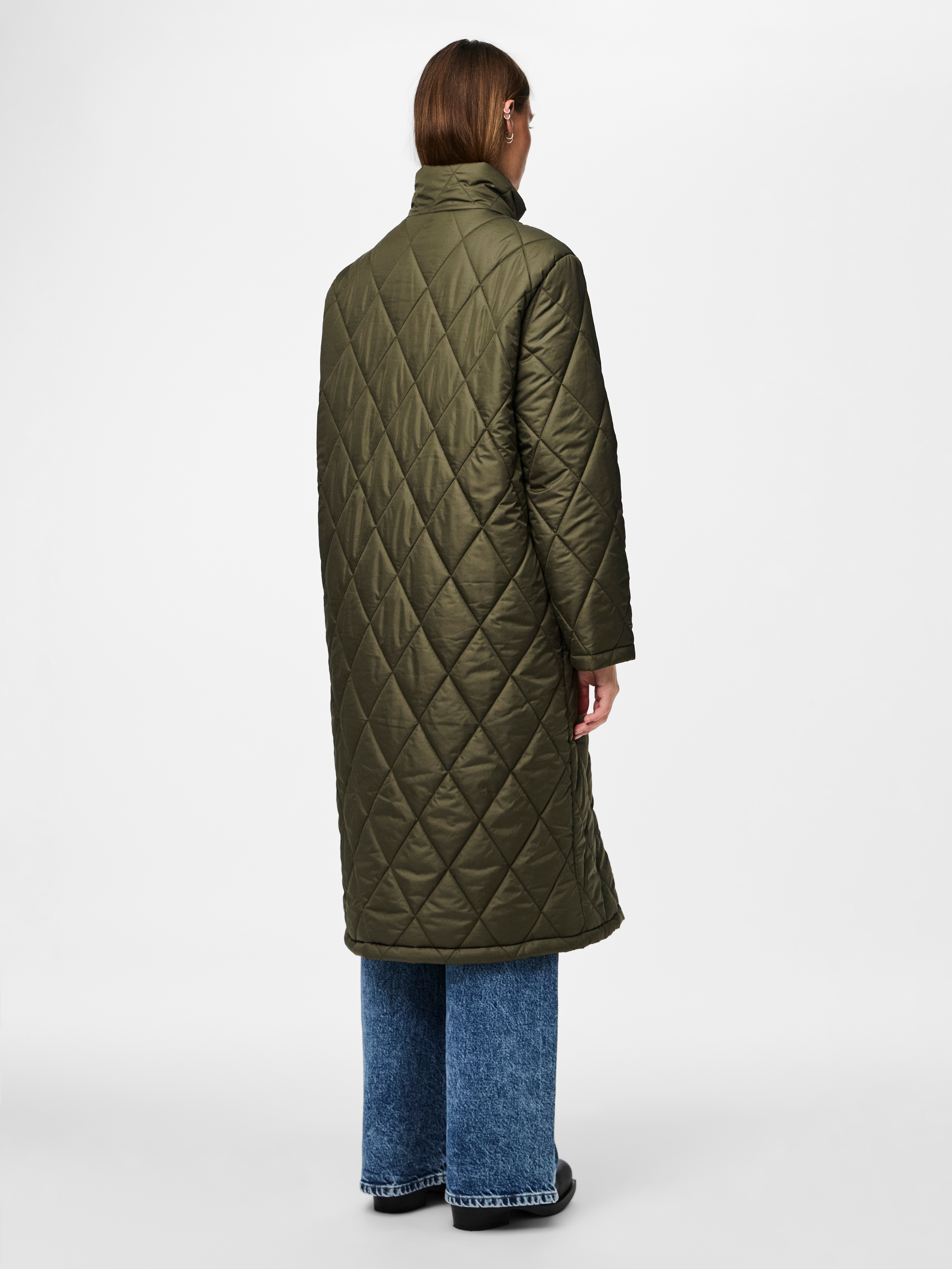 pieces Steppmantel »PCMAILEY LONG QUILTED JACKET NOOS BC«