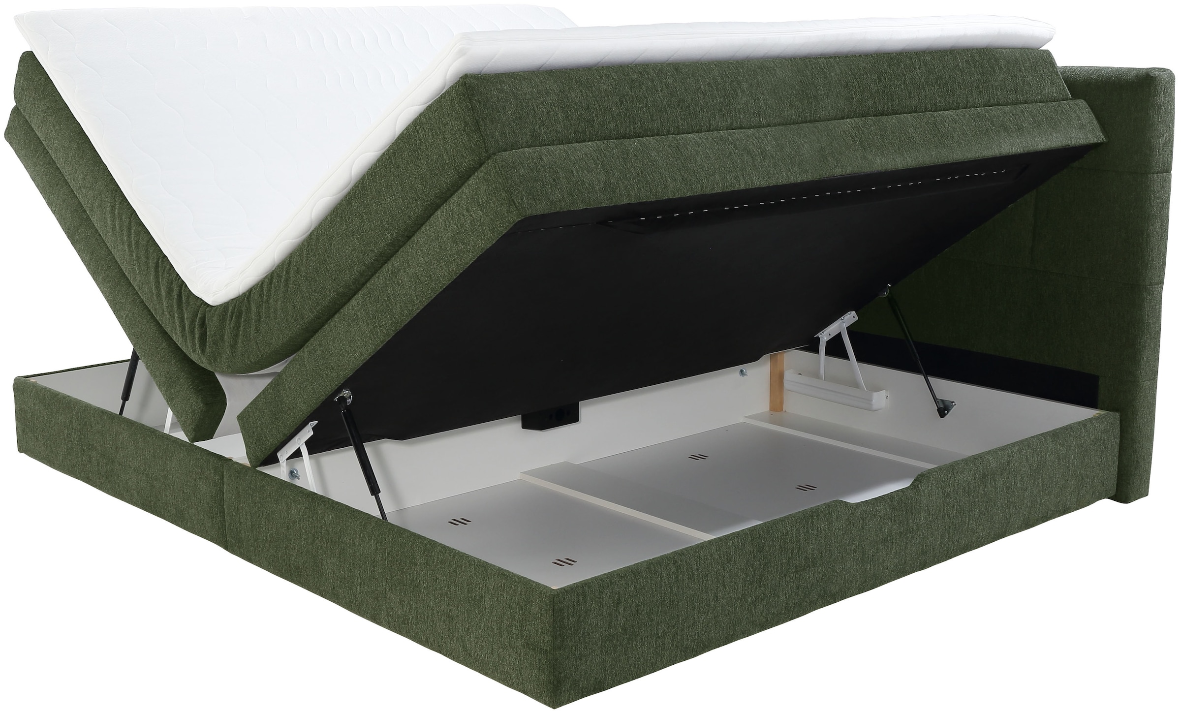 Jockenhöfer Gruppe Boxspringbett »Casa Grande in der Breite 240cm, Familienbett mit Bettkasten (1.000 L)« 7-Zonen-TTFK-Matratze, KS-Topper, verschiedene Härtegrade wählbar