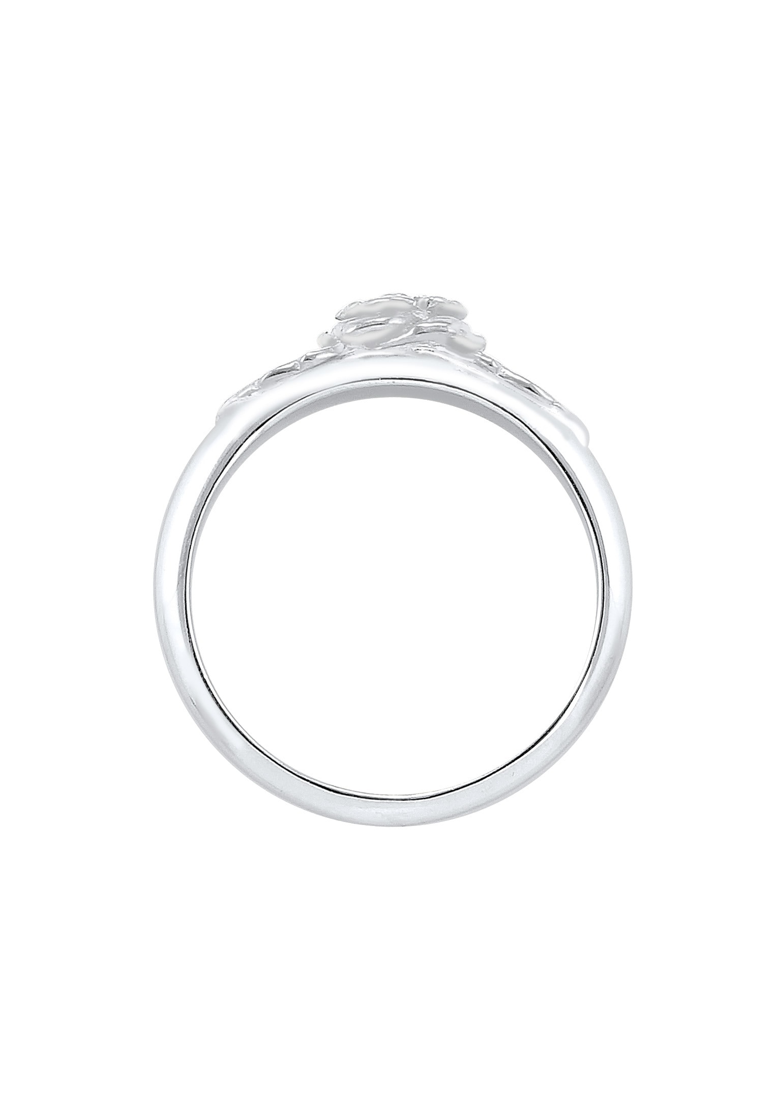 Elli Silberring »Ring Rosenblüte Blume Vintage Look Trend 925 Silber«