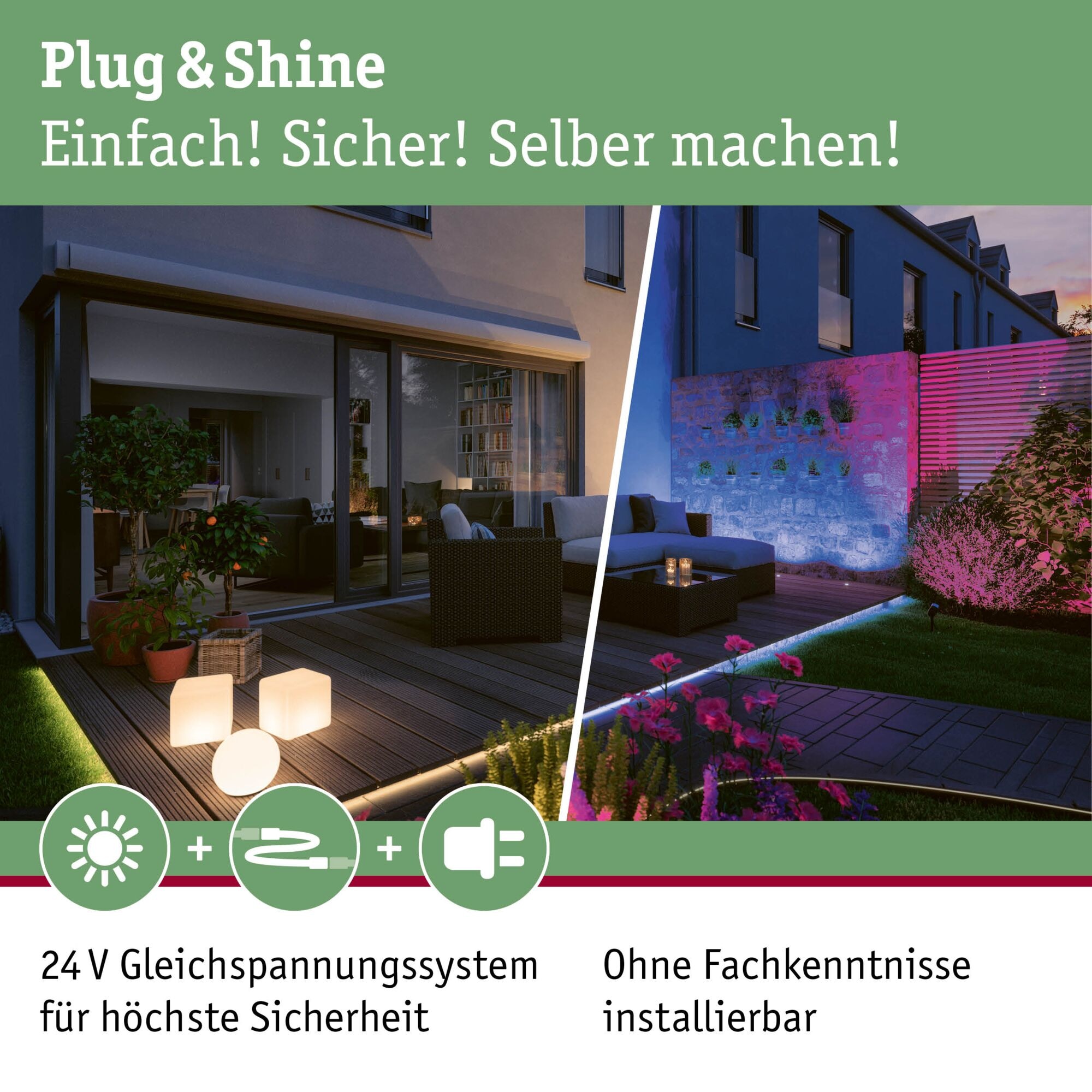 Paulmann LED-Leuchtmittel »3er Pack 100lm 4000K 24V« Niedervolt-Steckverbinder 5,5 mm/2,5 mm 3 Stk. Neutralweiß