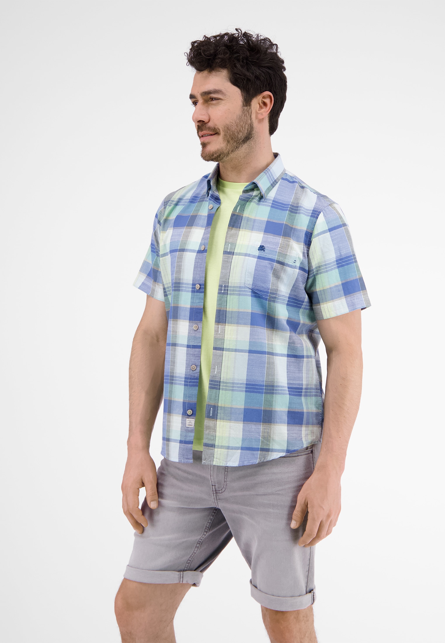 LERROS Kurzarmhemd »Kariertes Halbarmhemd«