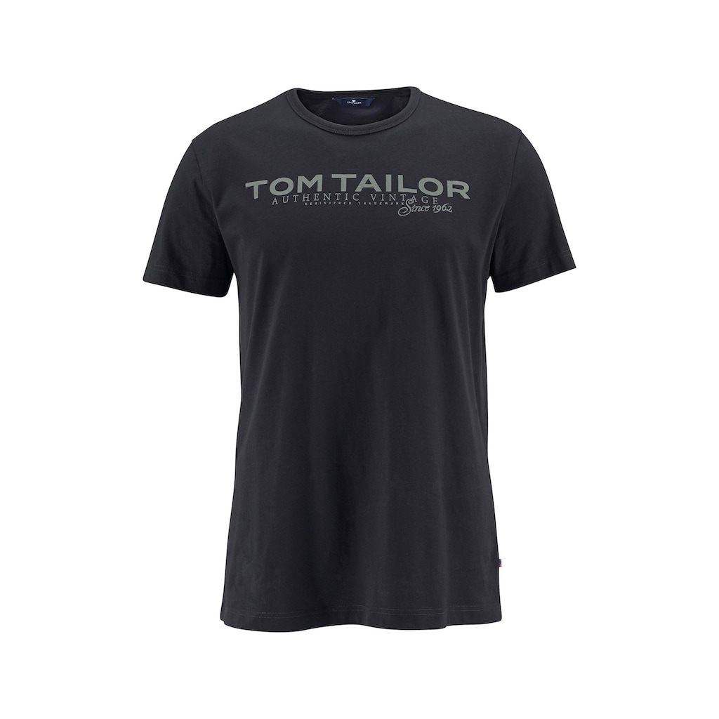 TOM TAILOR T-Shirt, mit Logoprint