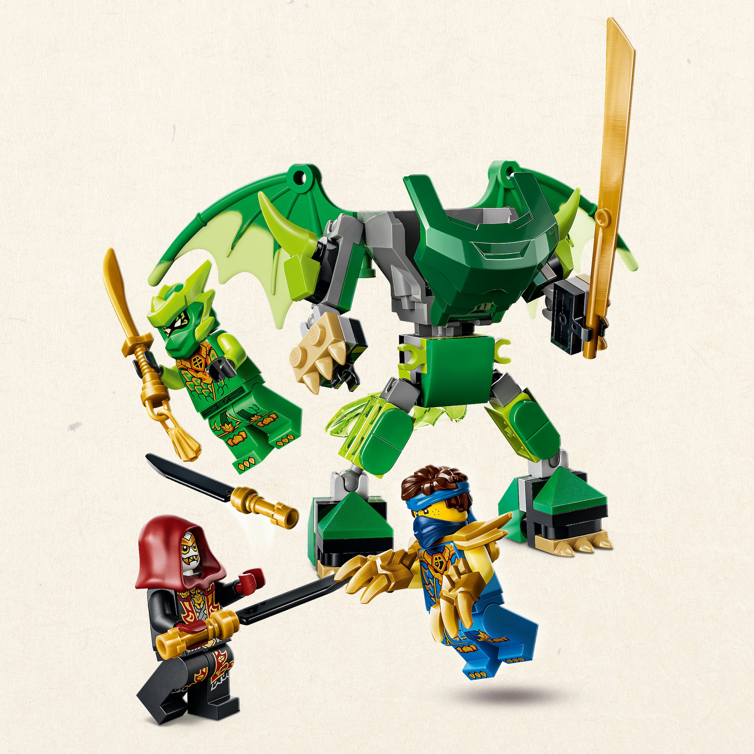 LEGO® Konstruktionsspielsteine »Lloyds Drachen-Mech Battle Set (71862), LEGO Ninjago« Made in Europe