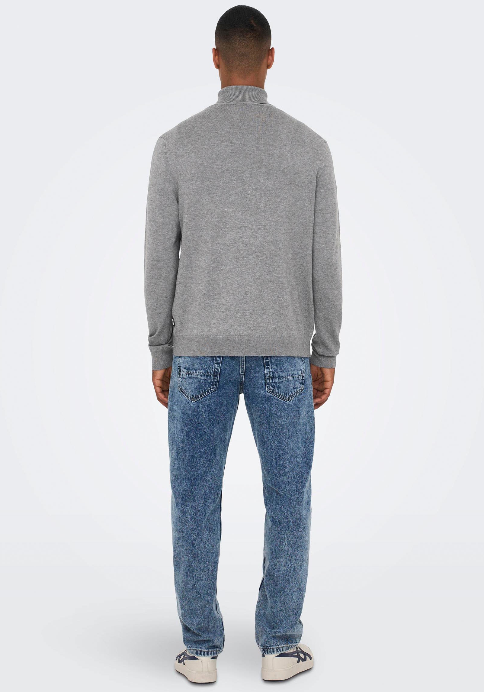 ONLY & SONS Rollkragenpullover »WYLER LIFE ROLL NECK KNIT«