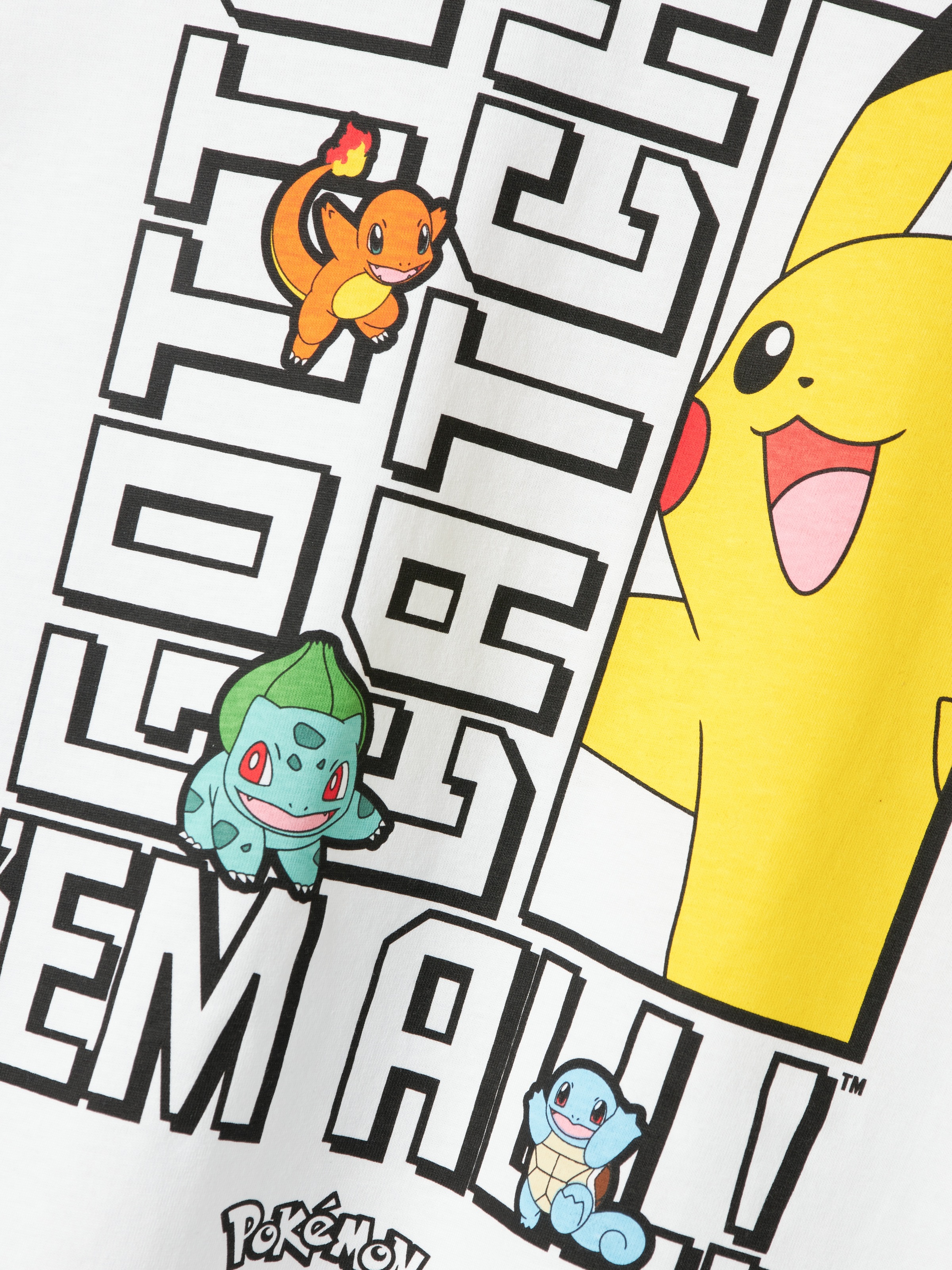 Name It T-Shirt »NKMFLAME POKEMON SS TOP NOOS SKY« mit großem Pokémon Frontmotiv