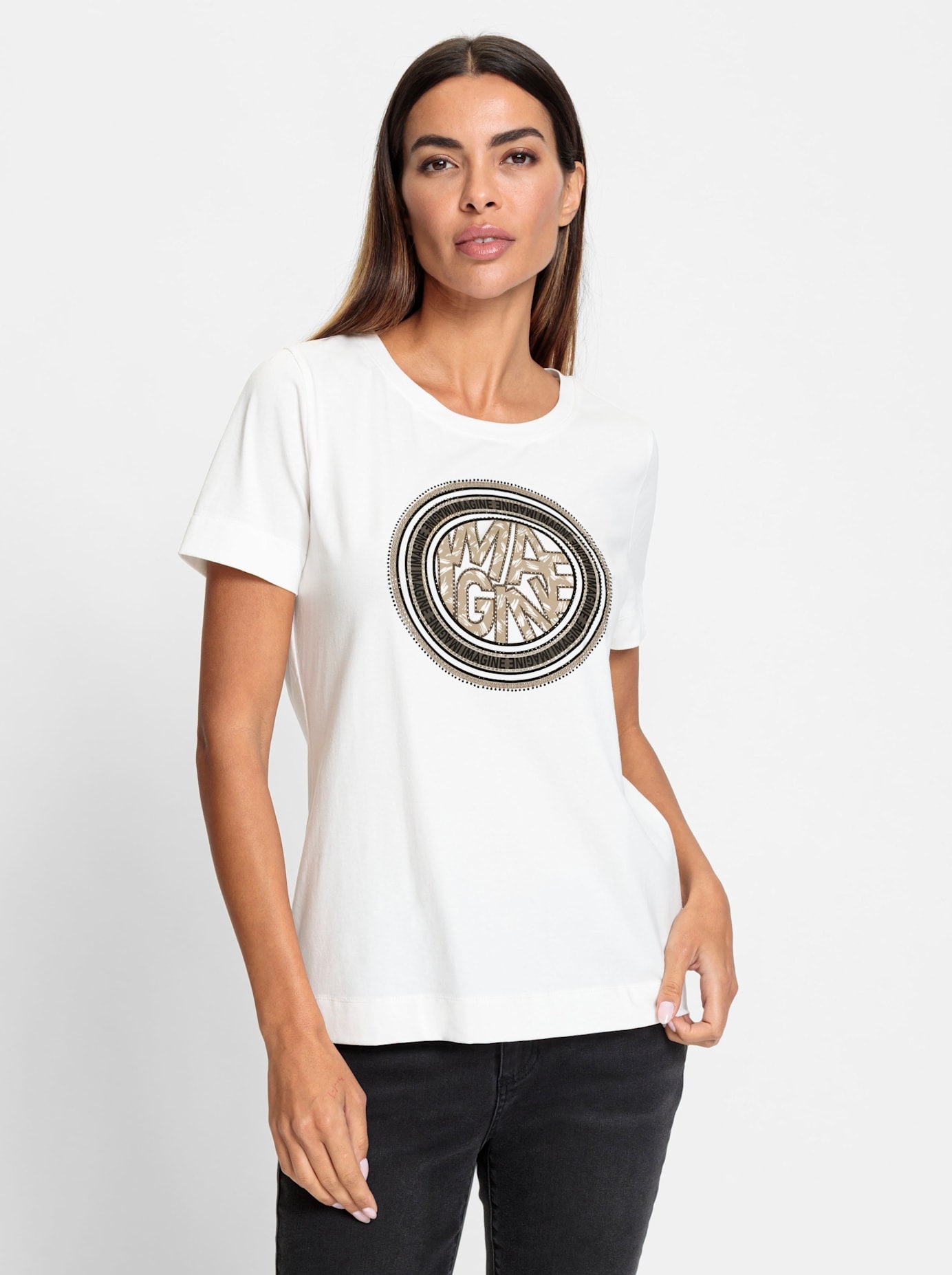 heine Rundhalsshirt »Shirt«, (1 tlg.)