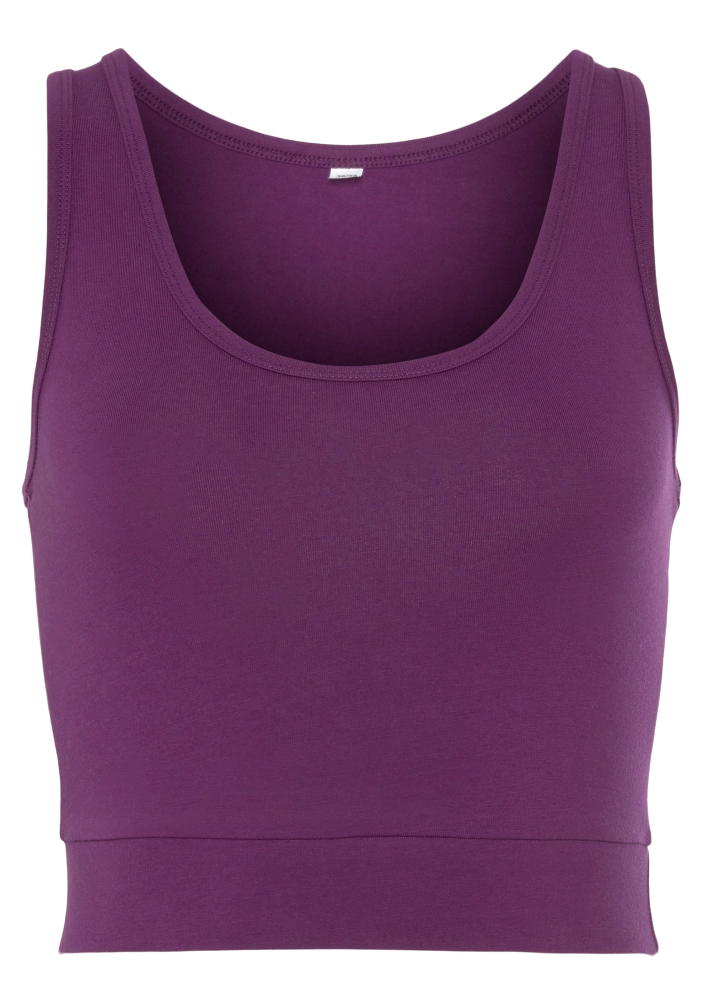 LASCANA ACTIVE Sporttop, Crop-Top mit breiten Trägern