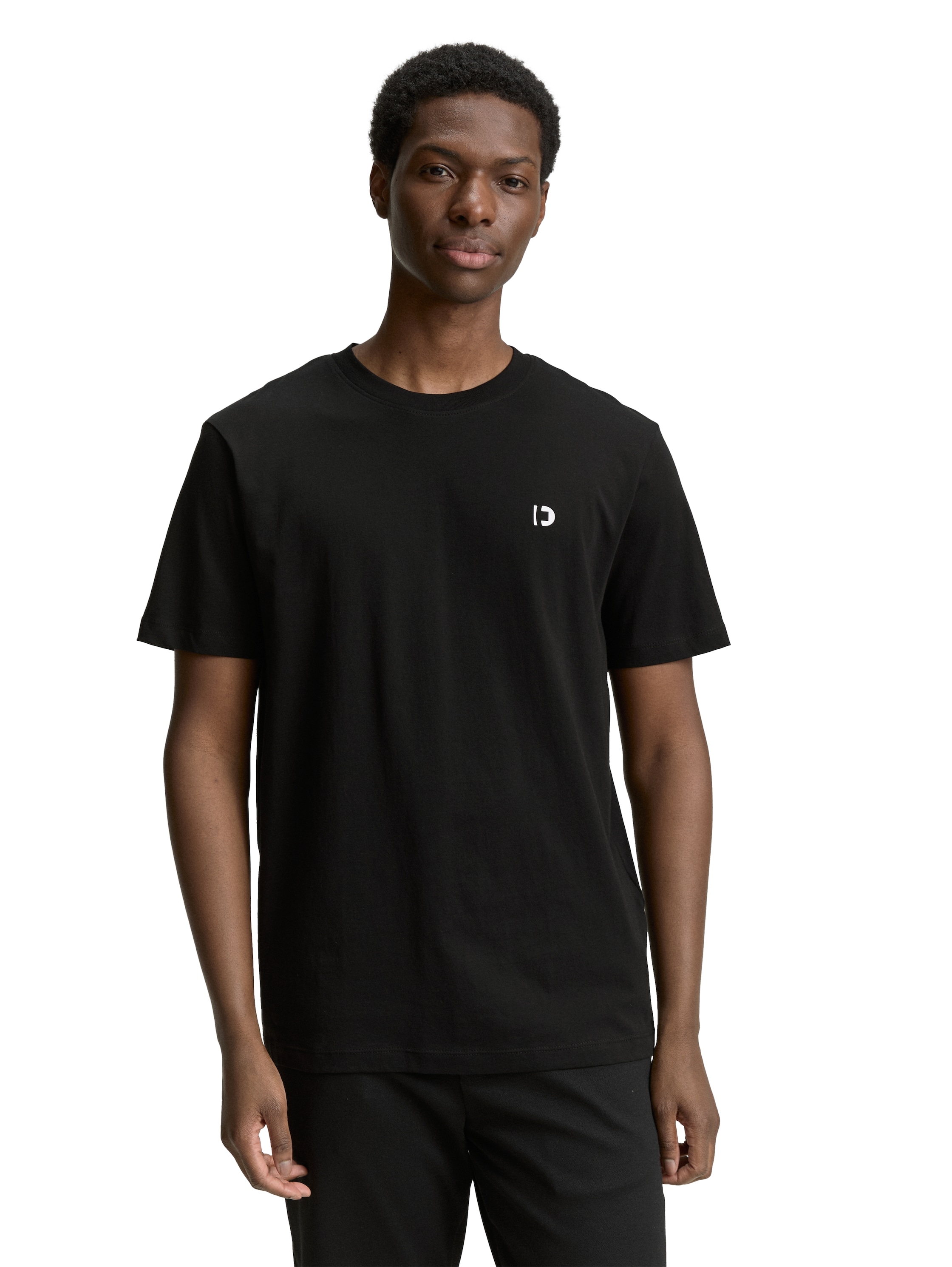 TOM TAILOR Denim T-Shirt, (Packung, 3 tlg.), mit Logo Print