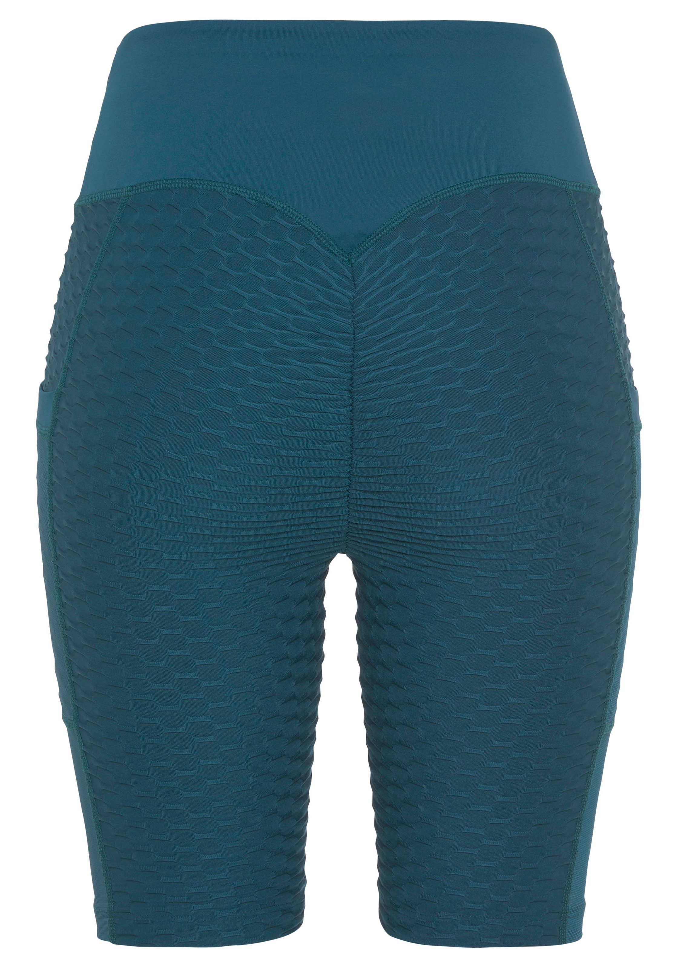Vivance active Radlerhose, mit Wabendesgin und zwei Taschen