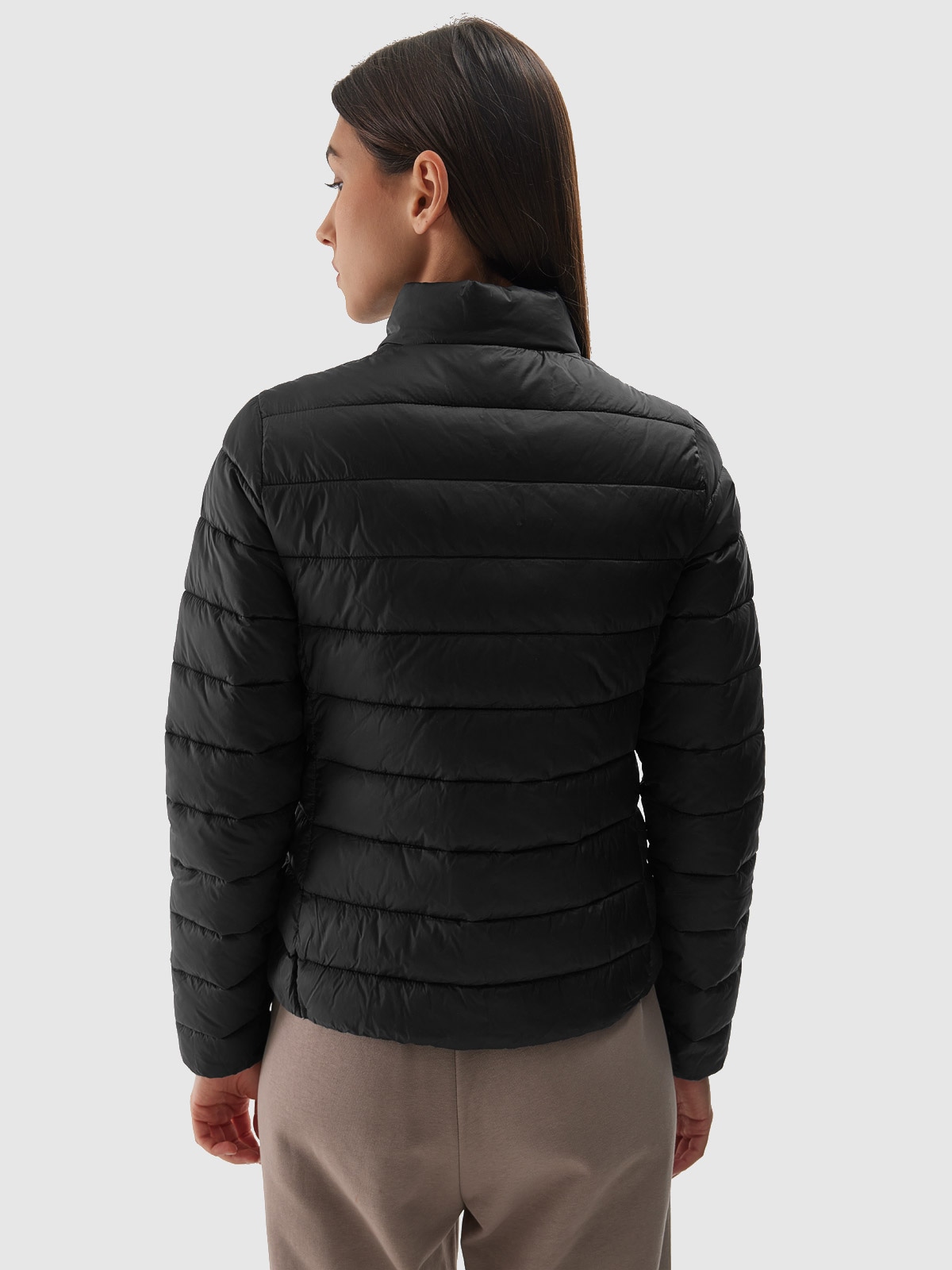 4F Steppjacke, mit Kapuze