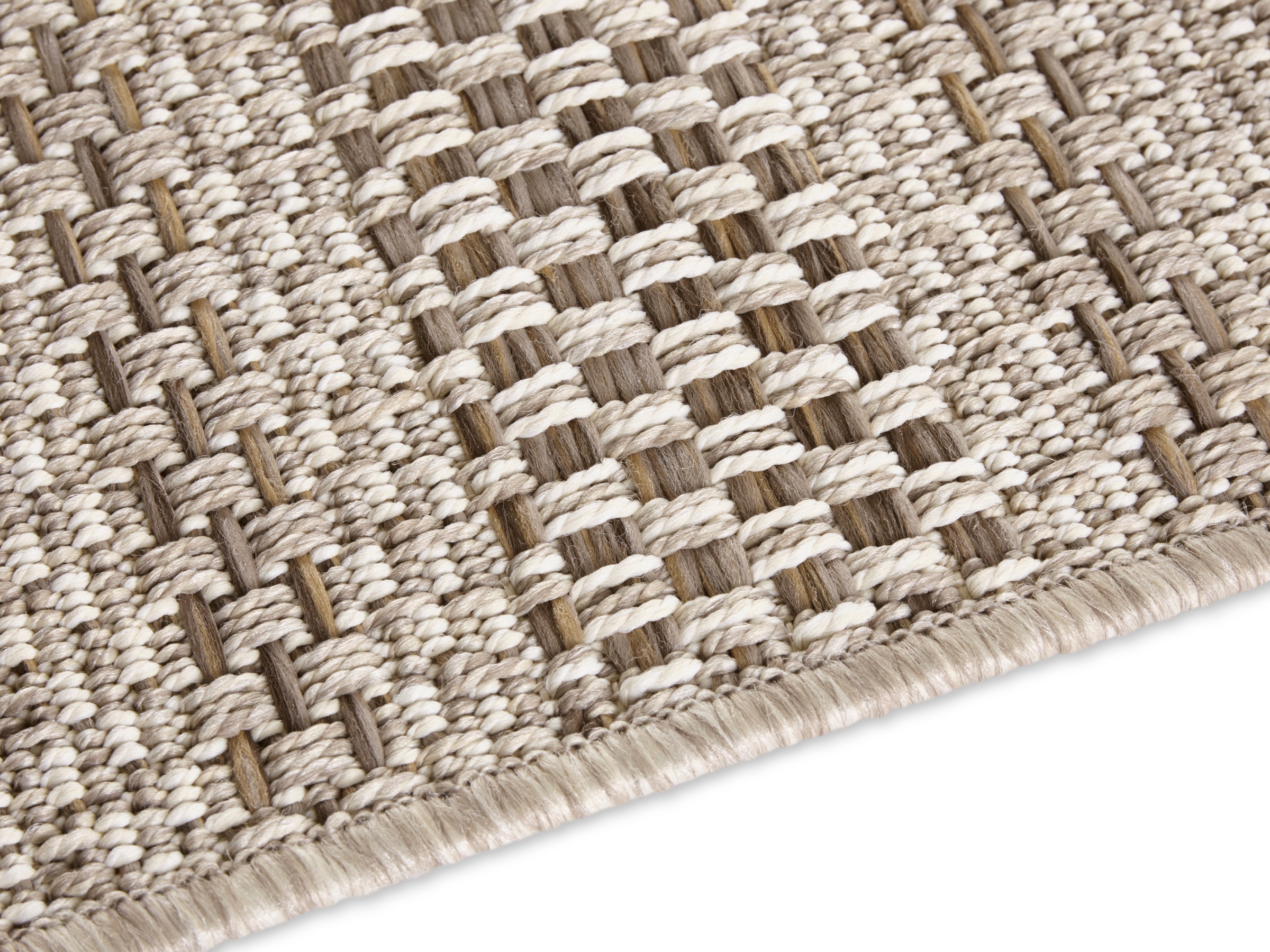 ELLE DECORATION Teppich »Arras« rechteckig 8 mm Höhe In-& Outdoor, Wetterfest, Balkon, Garten, Wohnzimmer, Sisal Optik