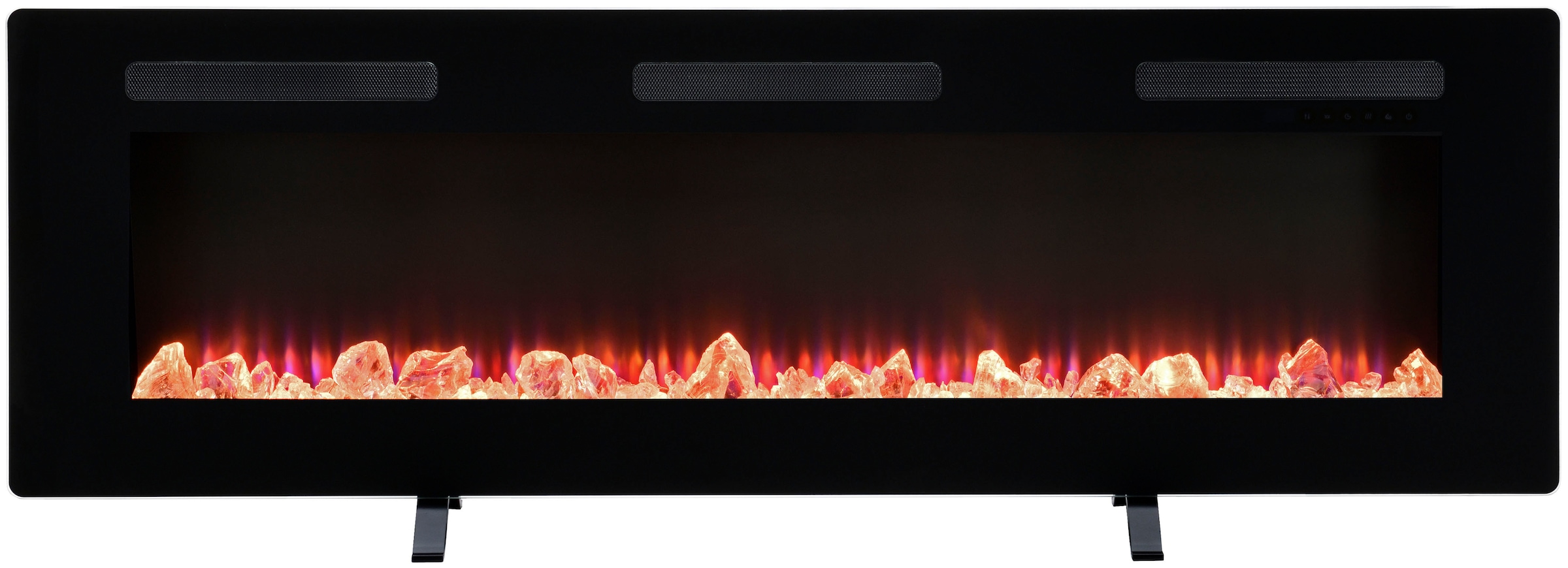 Dimplex Elektrokamin »Sierra 60"«, schwarz,mit Heizung, Fernbedienung, App, Optiflame® Flammeneffekt