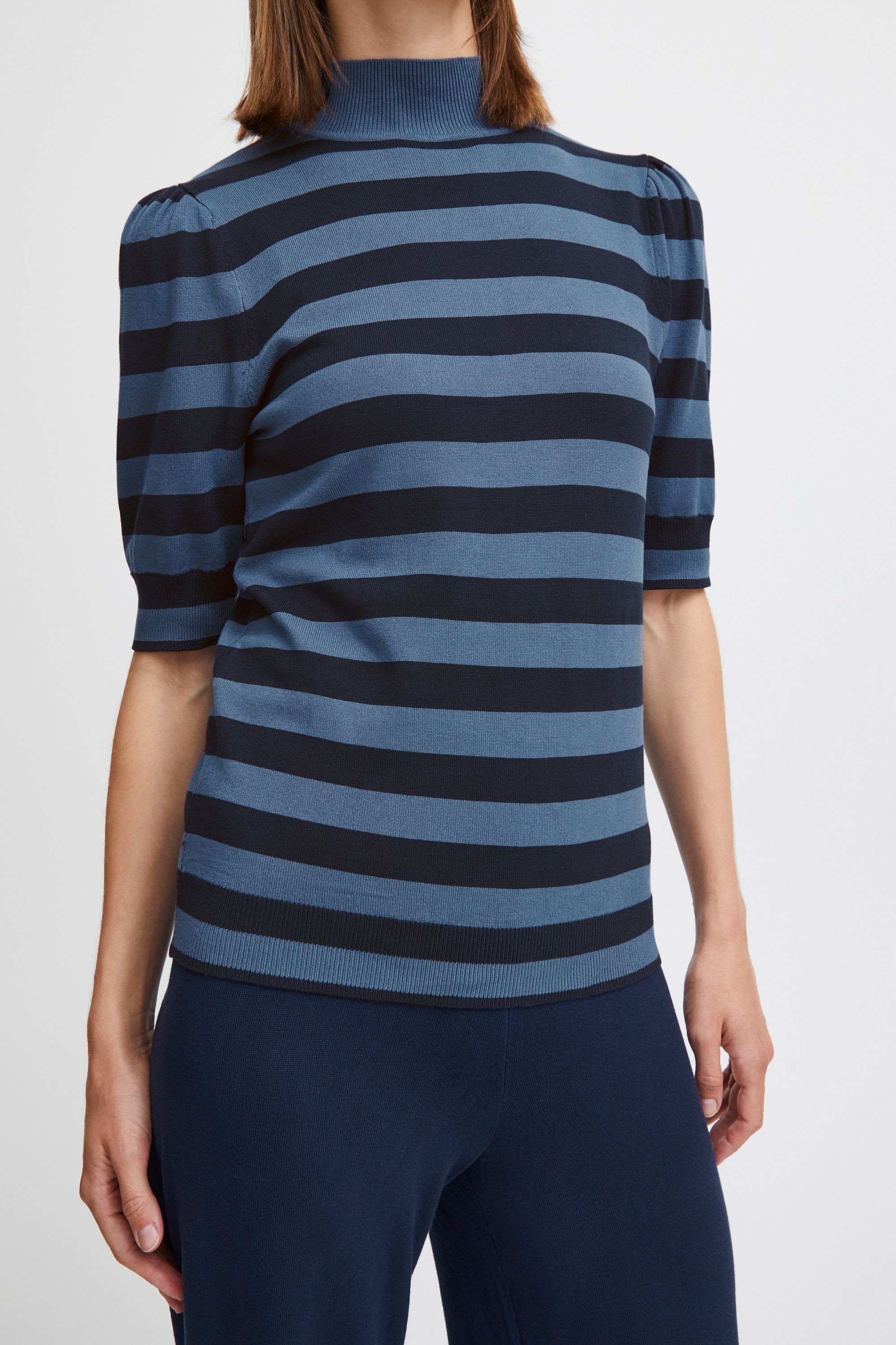 b.young Strickfleece-Pullover »Strickpullover BYMMMORLA PUFF SLEEVE -«