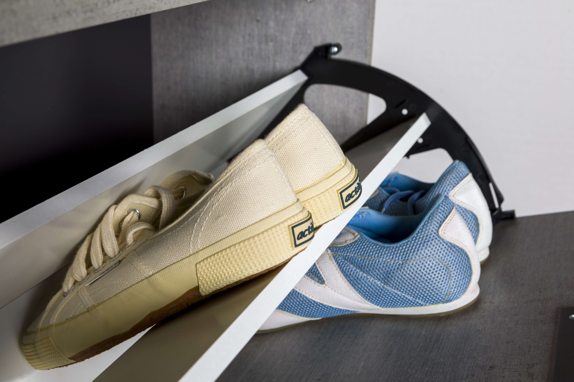 Composad Schuhschrank »Espresso,Schuhschrank, Schuhkipper, mit Klappen«, (1 St.), mit 3 Klappen, Doppelschuhtrommel